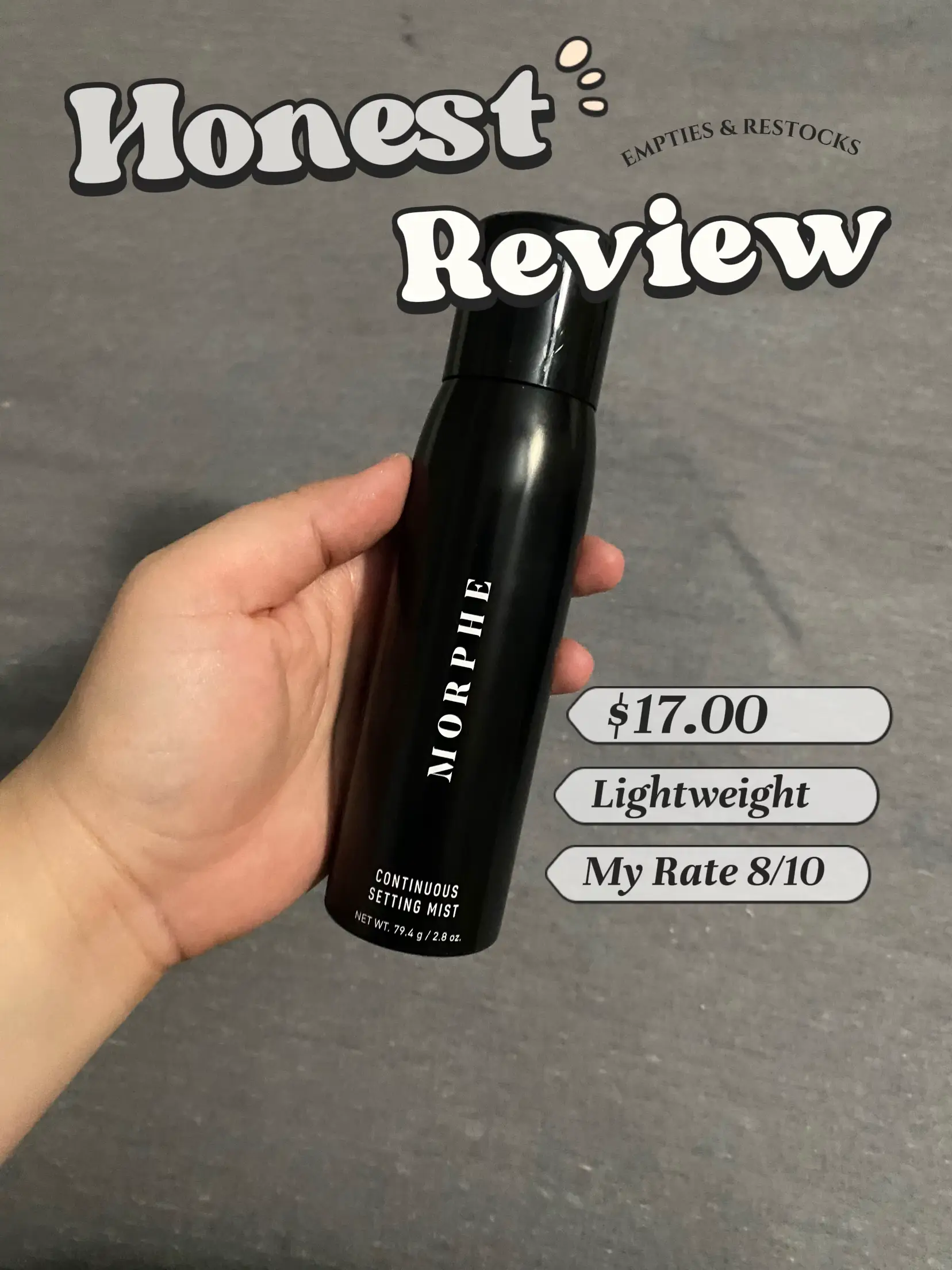 Rate my Morphe Setting Spray Gallery posted by Juliet C. Lemon8