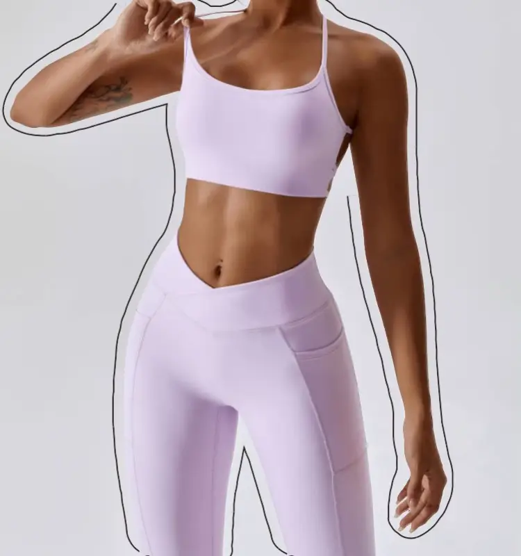 OQQ Women 3 Piece Yoga Crop Tank Top Paded Sports Bra Fitness Running Cami  Workout Shirts