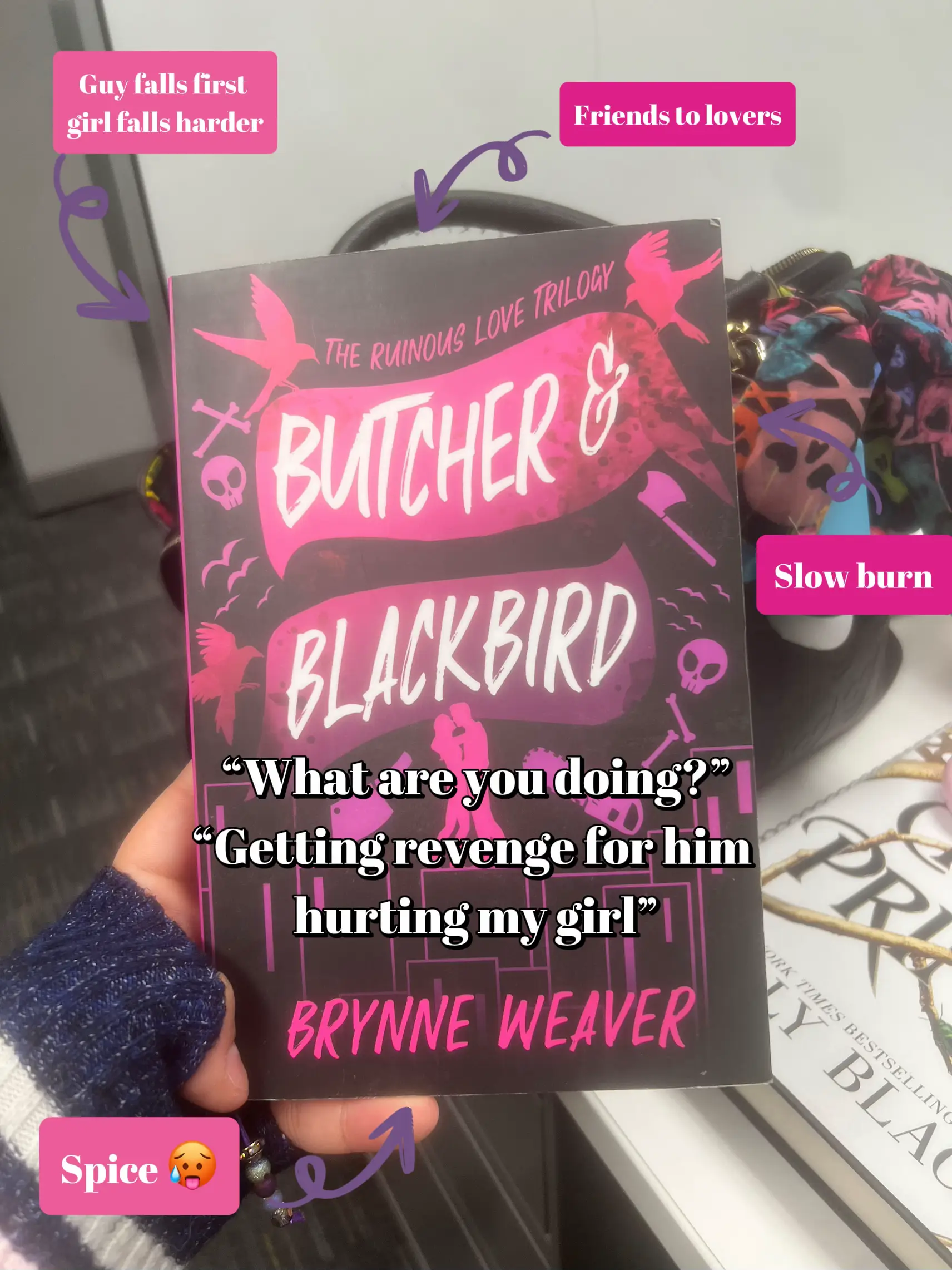 Butcher & Blackbird by Brynne Weaver just me wanting to share my love of  this dark spicy romantic comedy— normally i'm not someone that…