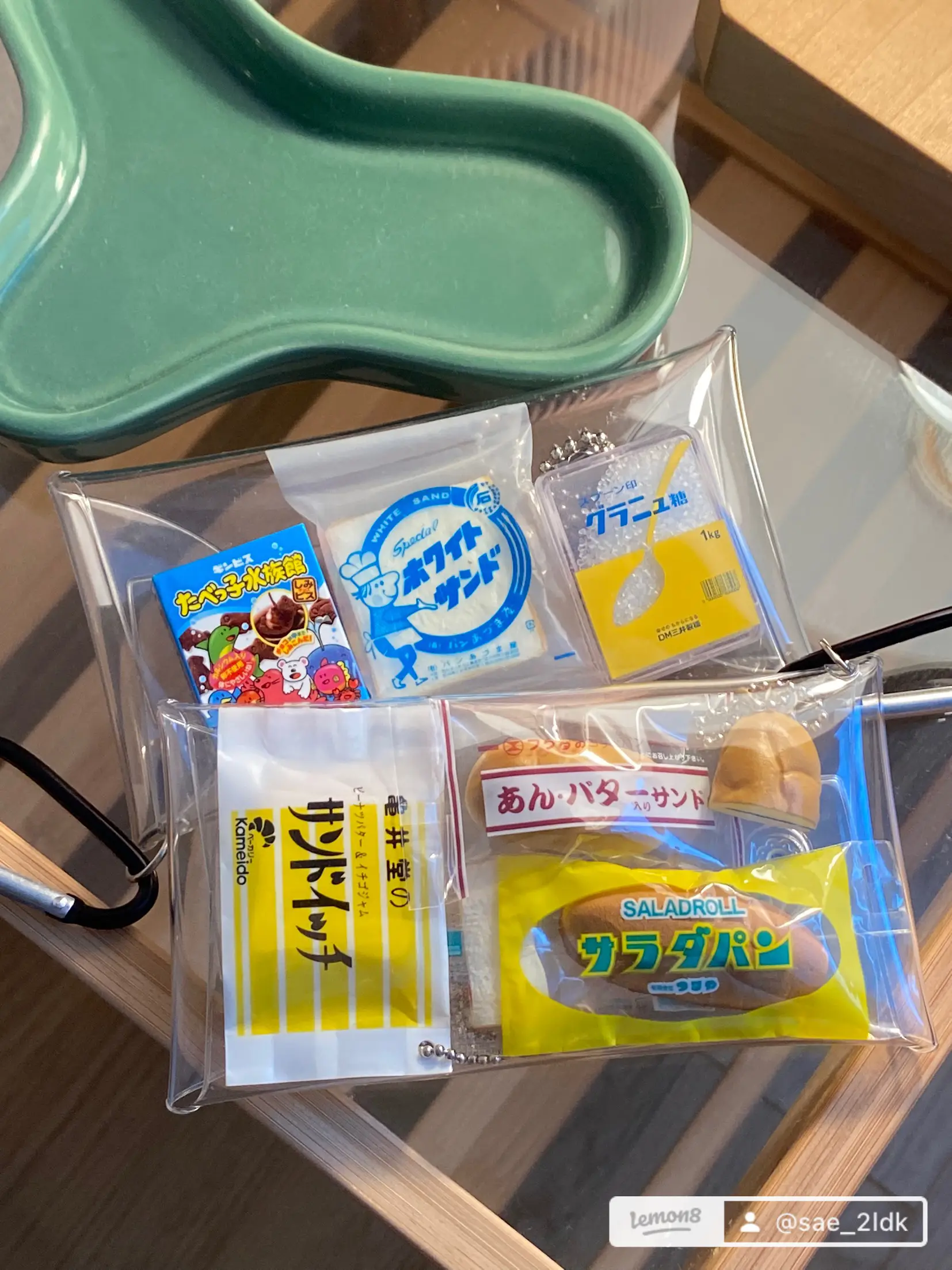 ガチャ詰めポーチ風♡キャンディバックキーホルダー、ひよこさんの卵料理 ガチャ詰めポーチ風♡キャンディバックキーホルダー、ひよこさん
