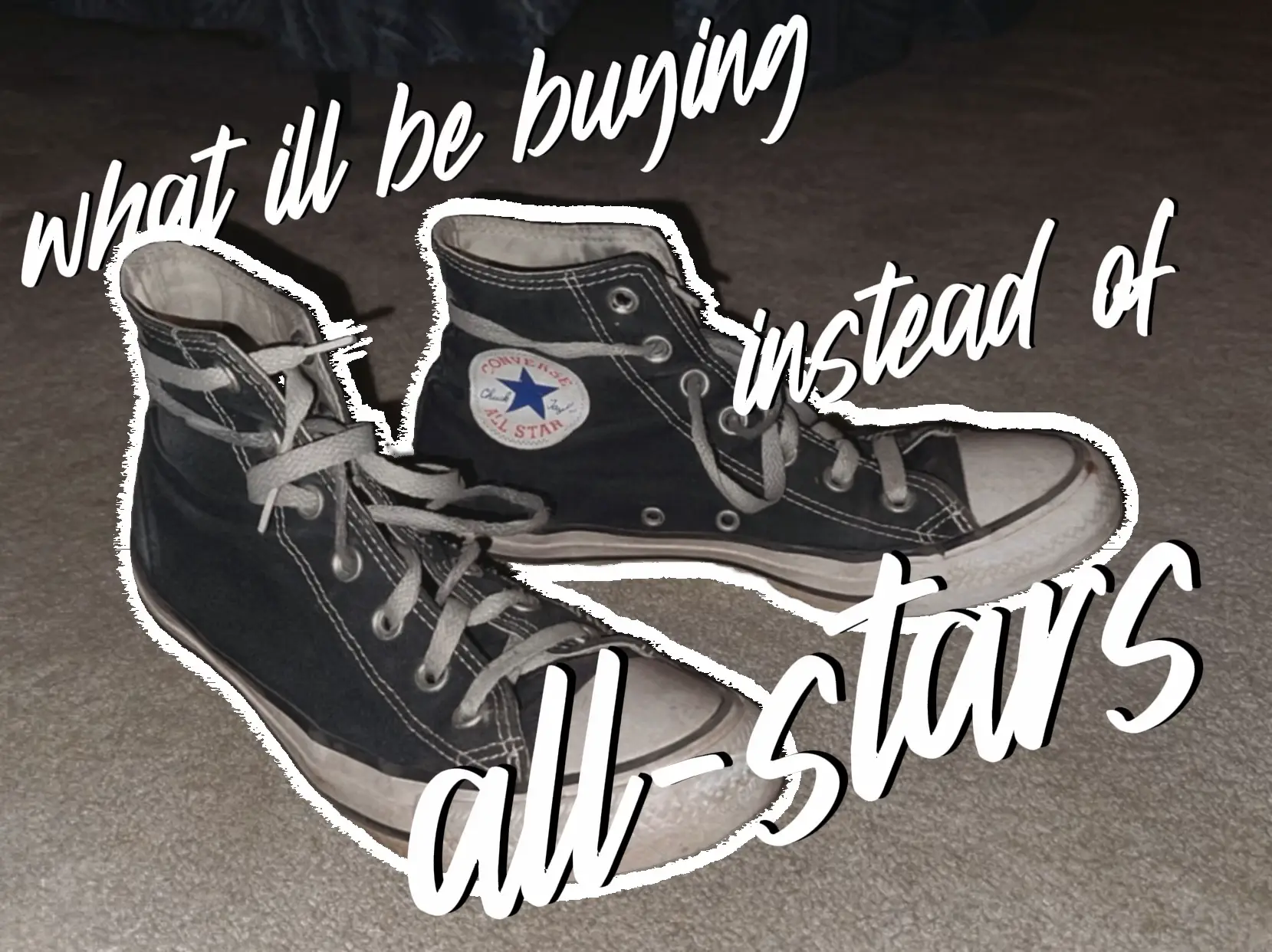 converse with words on them