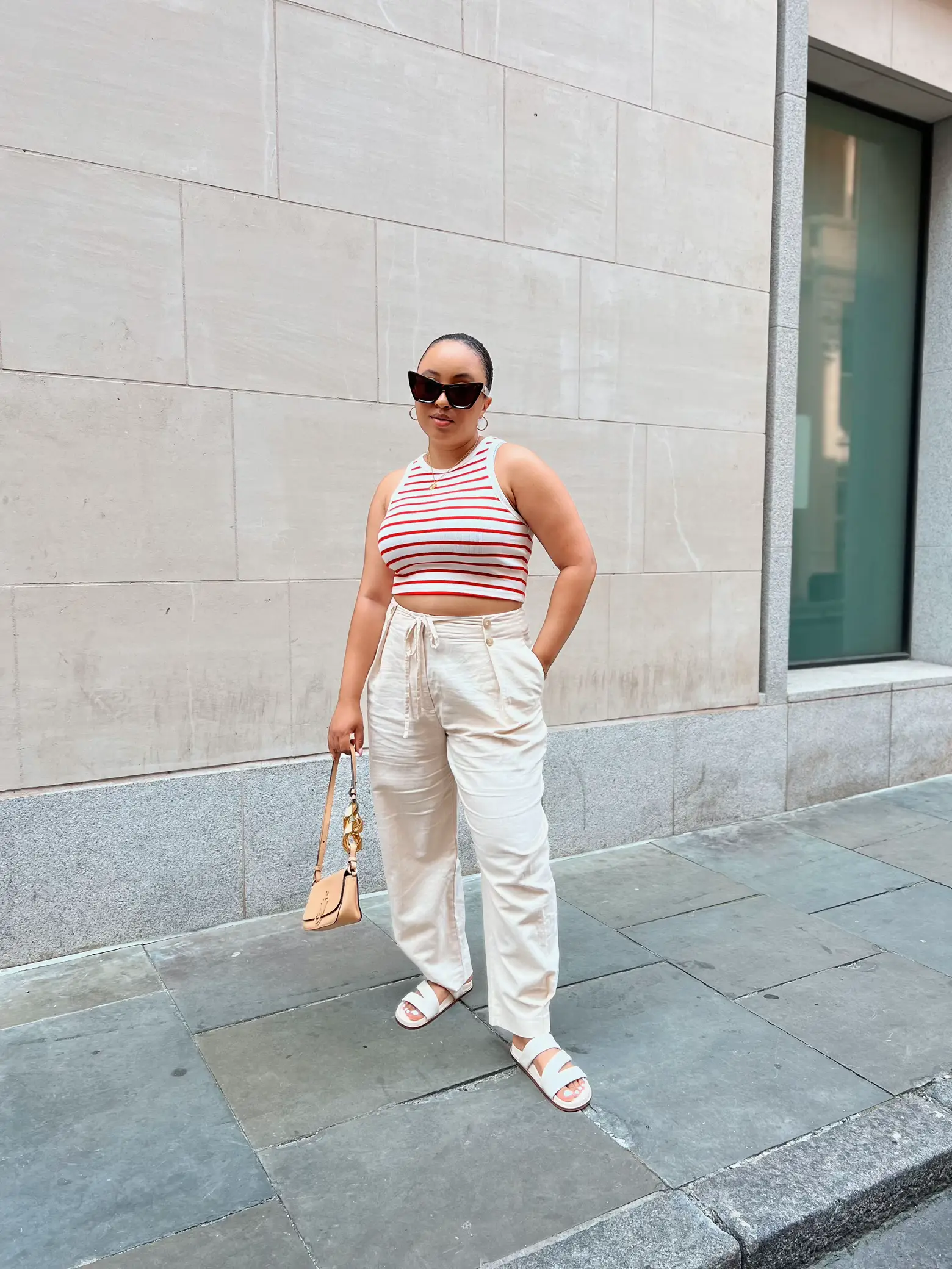 short and chubby girl fashion- cropped top edition #fashioninspo #mids