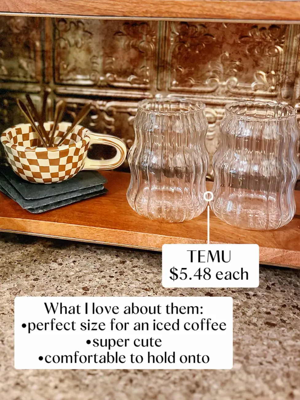 Lead-free Crystal Drinking Glasses Set - Hand-cutting Everyday Drinkware  For Cocktails, Iced Coffee, Ice Tea - Dishwasher Safe - Temu
