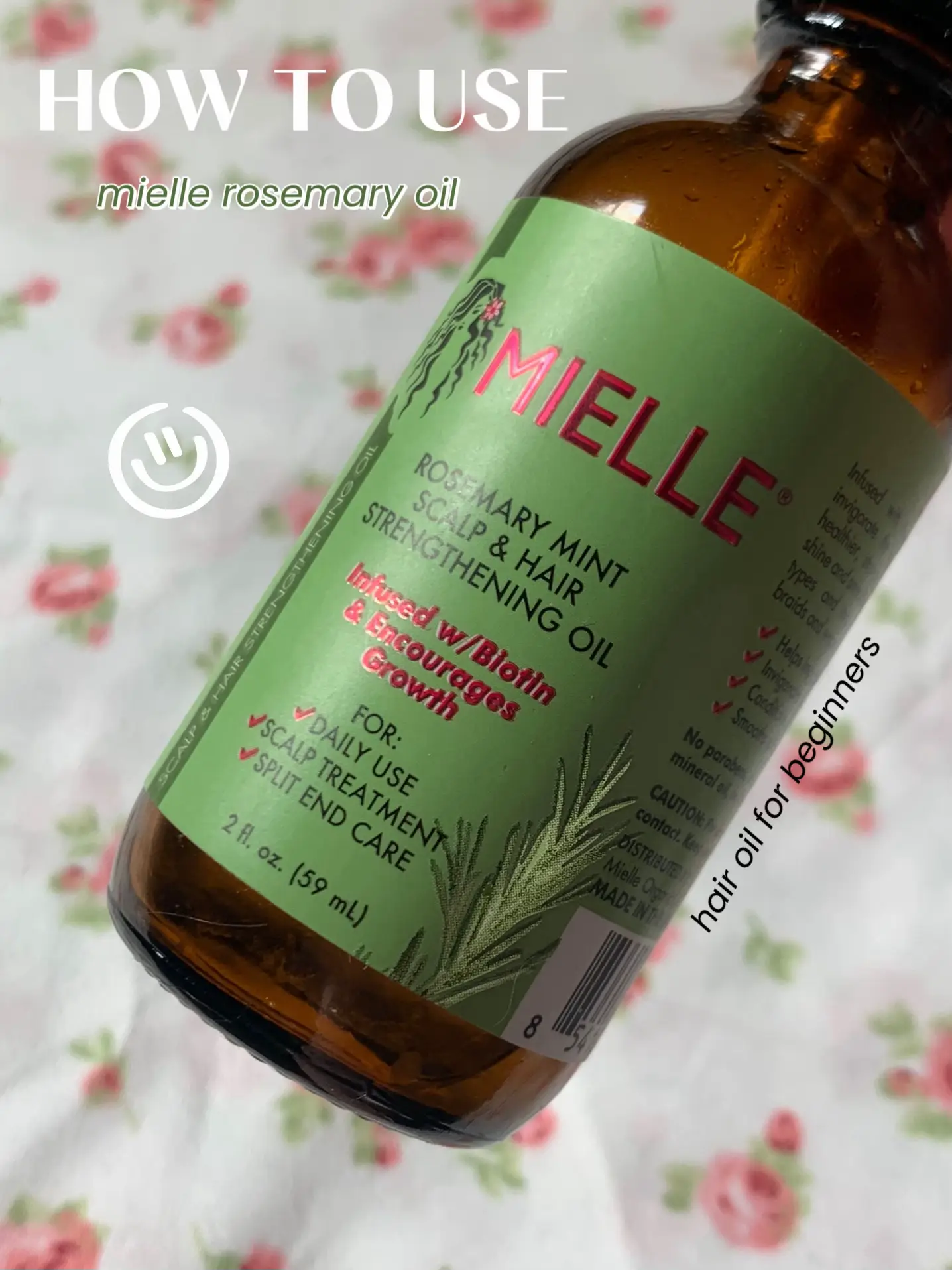 Mielle Rosemary Oil 🌿  Rosemary oil for hair, Hair oil, Hair health