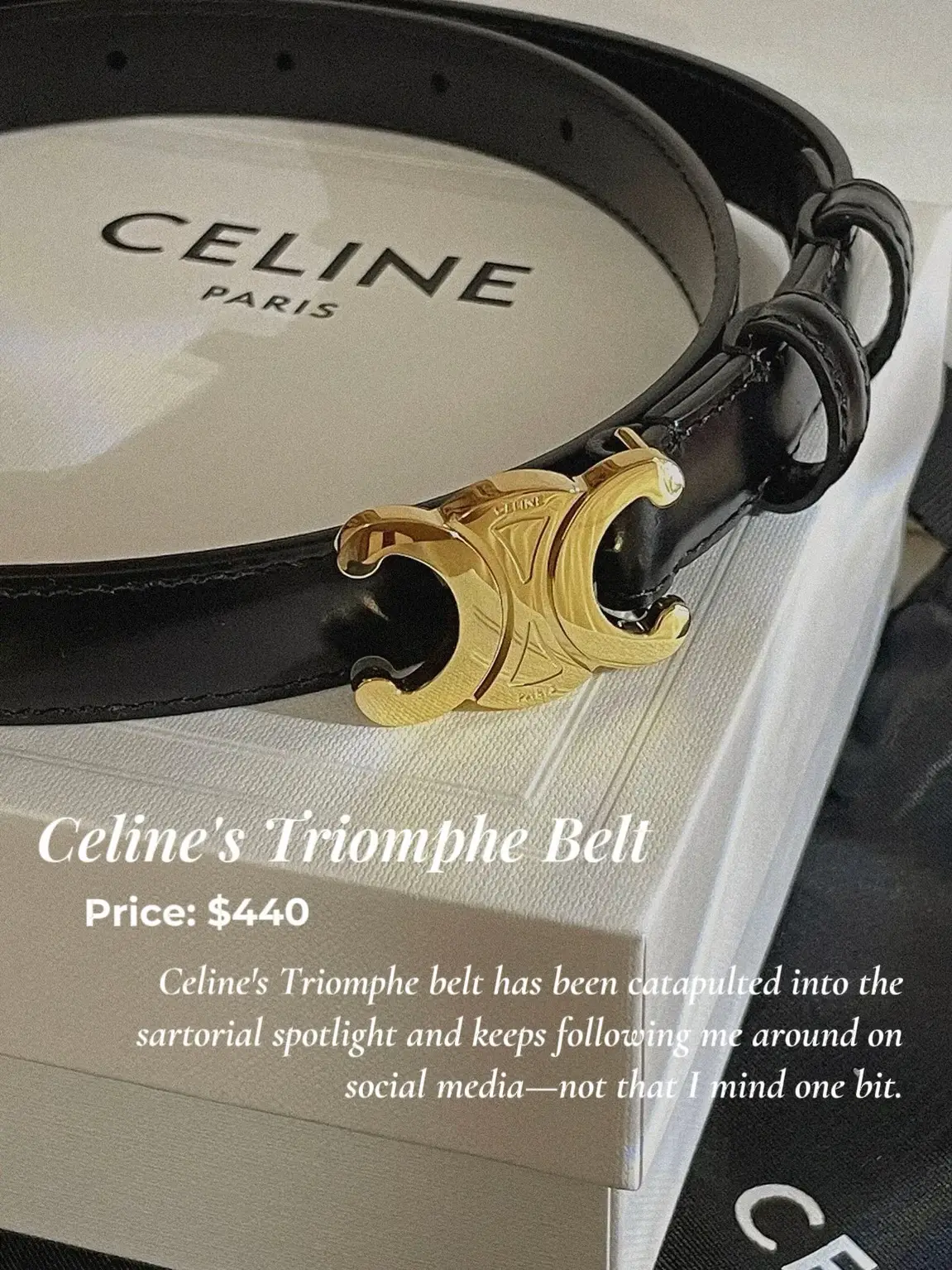 Triomphe Belt Review from Celine, Gallery posted by Ashy Patterson