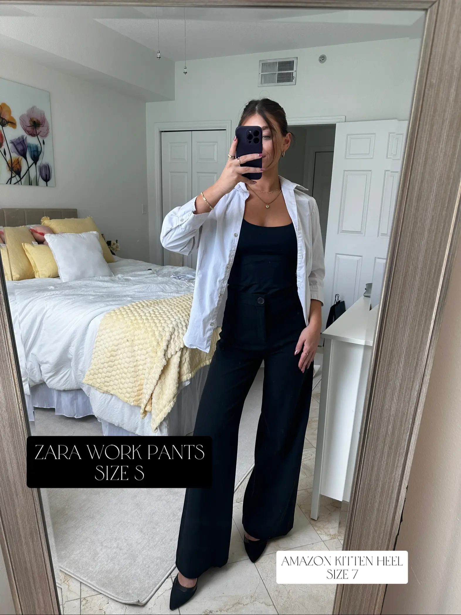 How to style Zara tanks for work!