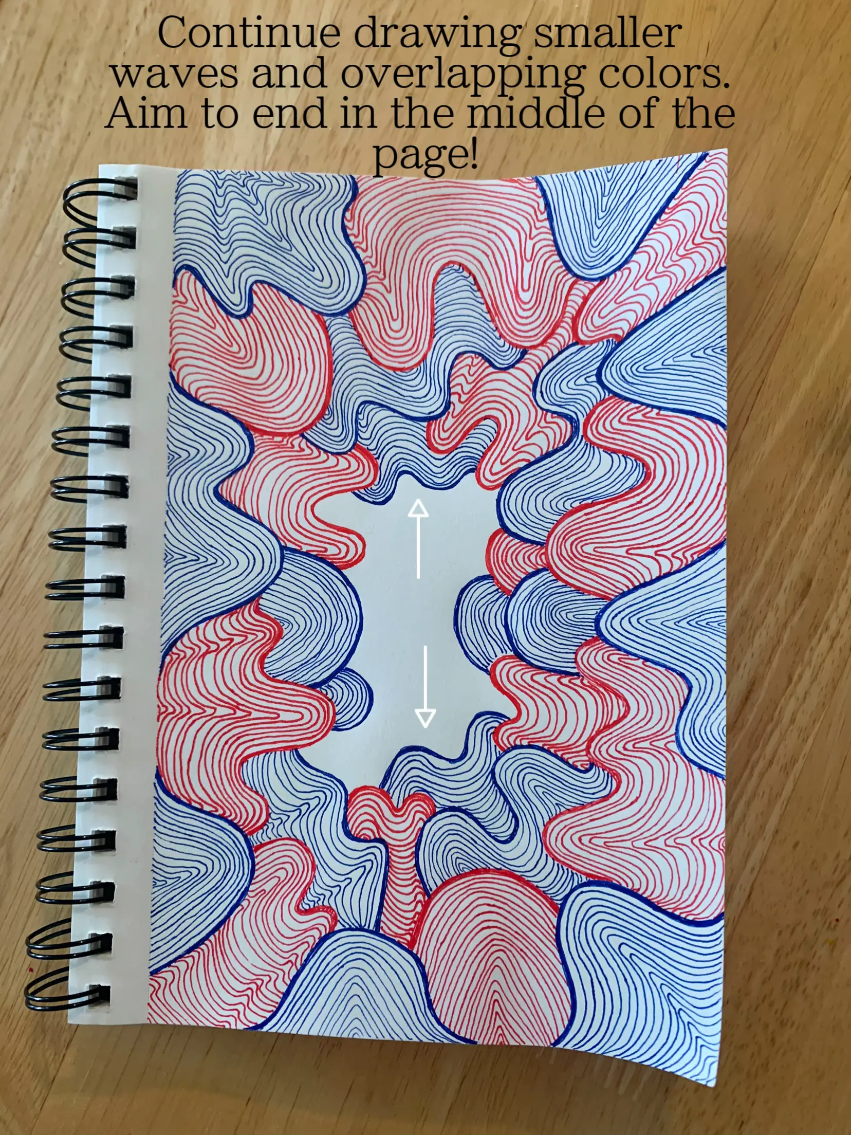 Op art 1 Spiral Notebook