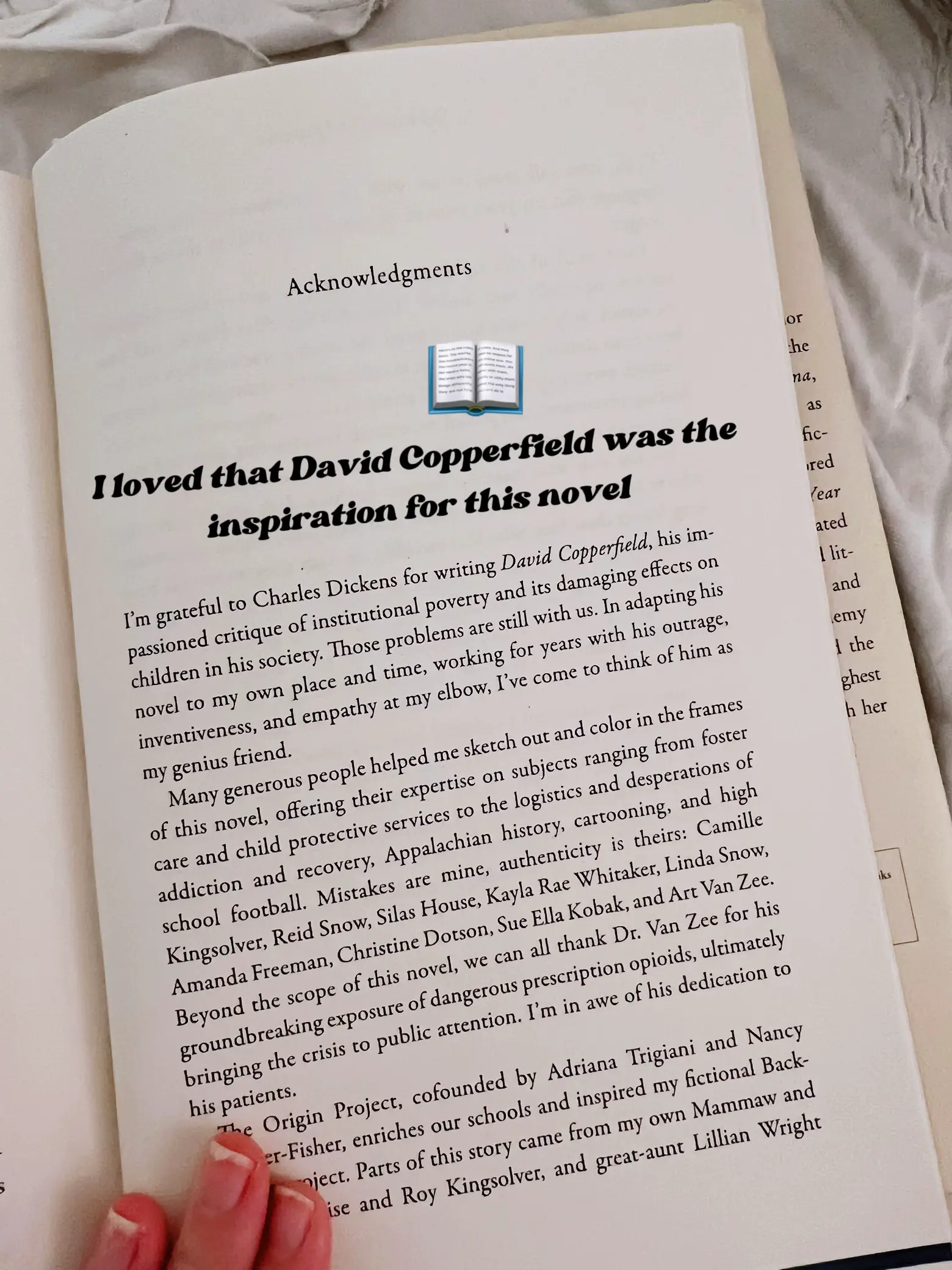 I finished Demon Copperhead over the weekend. @barbara.kingsolver is the  absolute boss of character development and I'm going to be…