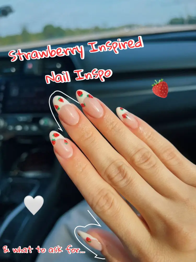 strawberry nail art 💅🏻🍓, Gallery posted by Bailey ✨