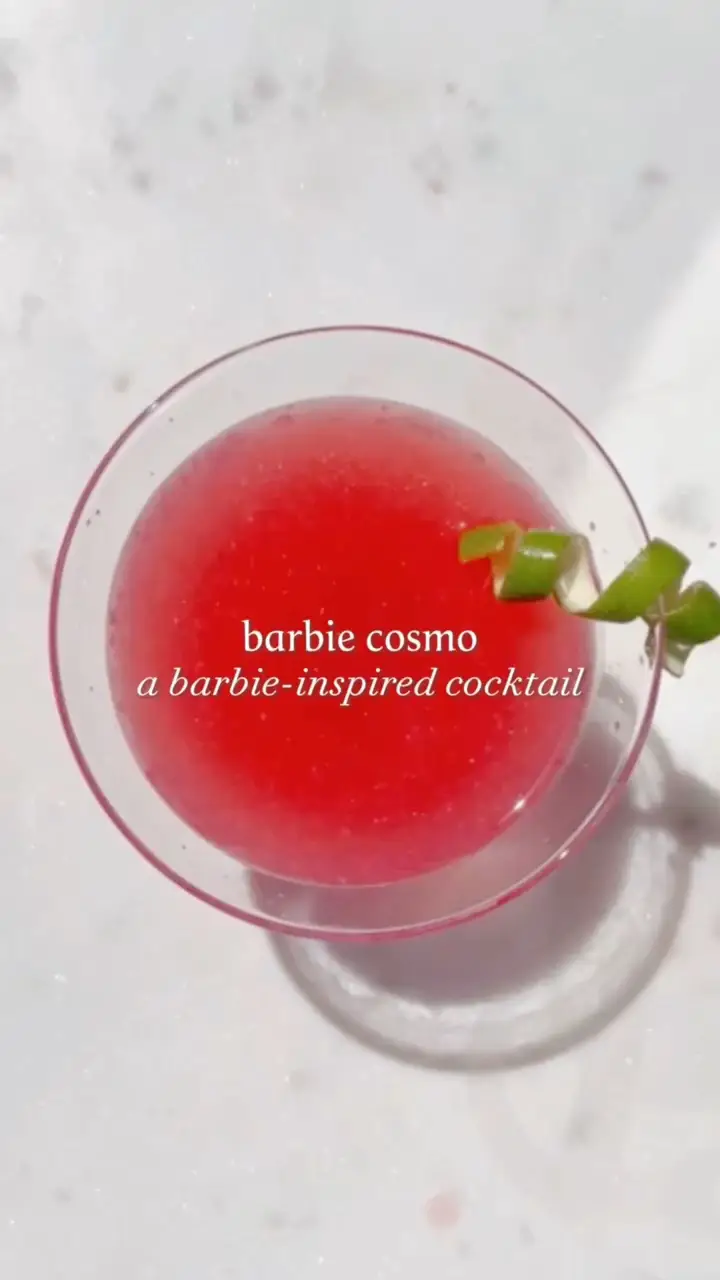 barbie cosmo cocktail 💕✨🍸, Video published by Anya