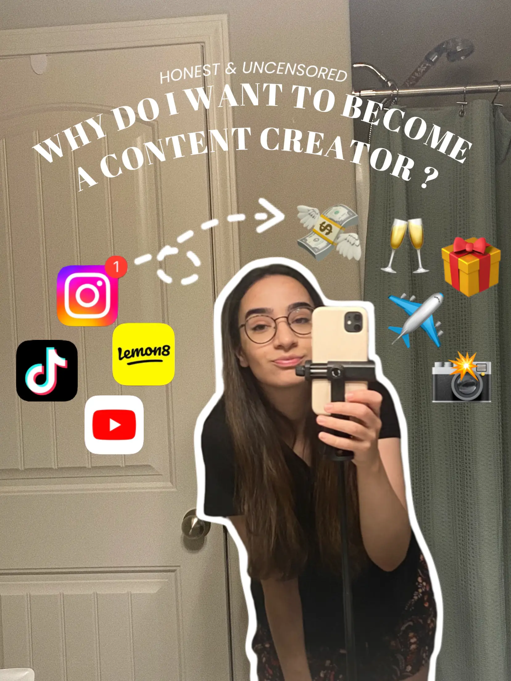 WHY I WANT TO BECOME A CONTENT CREATOR 📸 | Gallery posted by  Inpowerofmylife | Lemon8