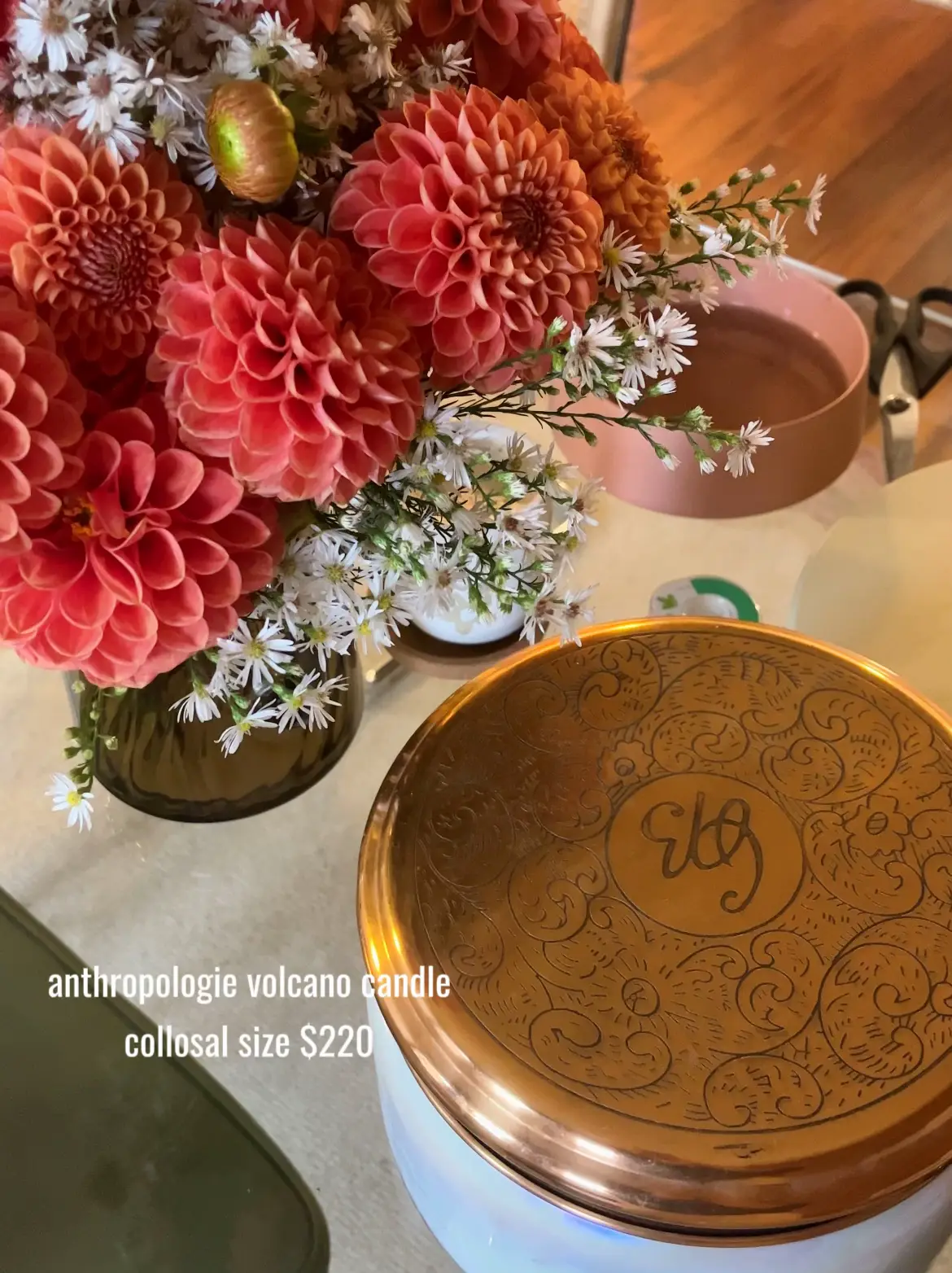 Anthropologie Volcano Candle Sizes