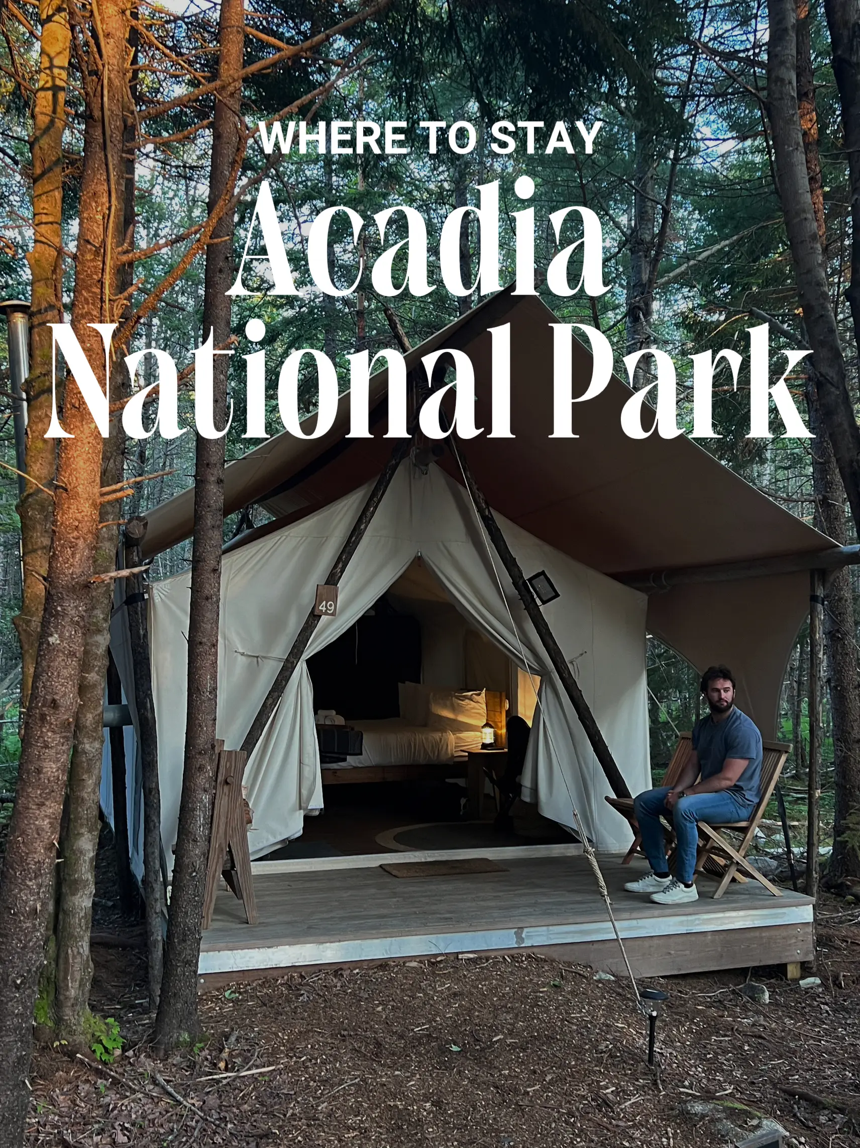 Tent camping on sale acadia national park