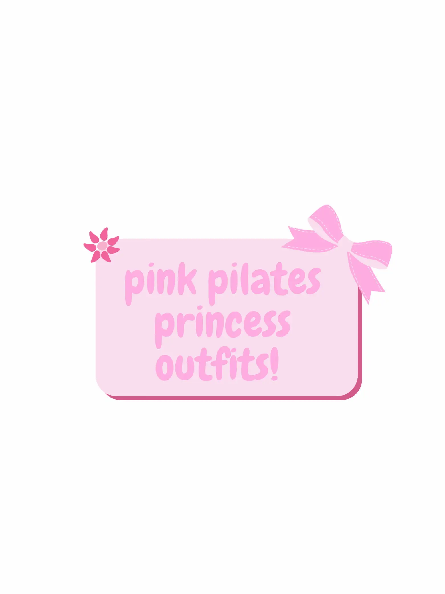 Pink Pilates Princess Fashion Essentials 🎀 