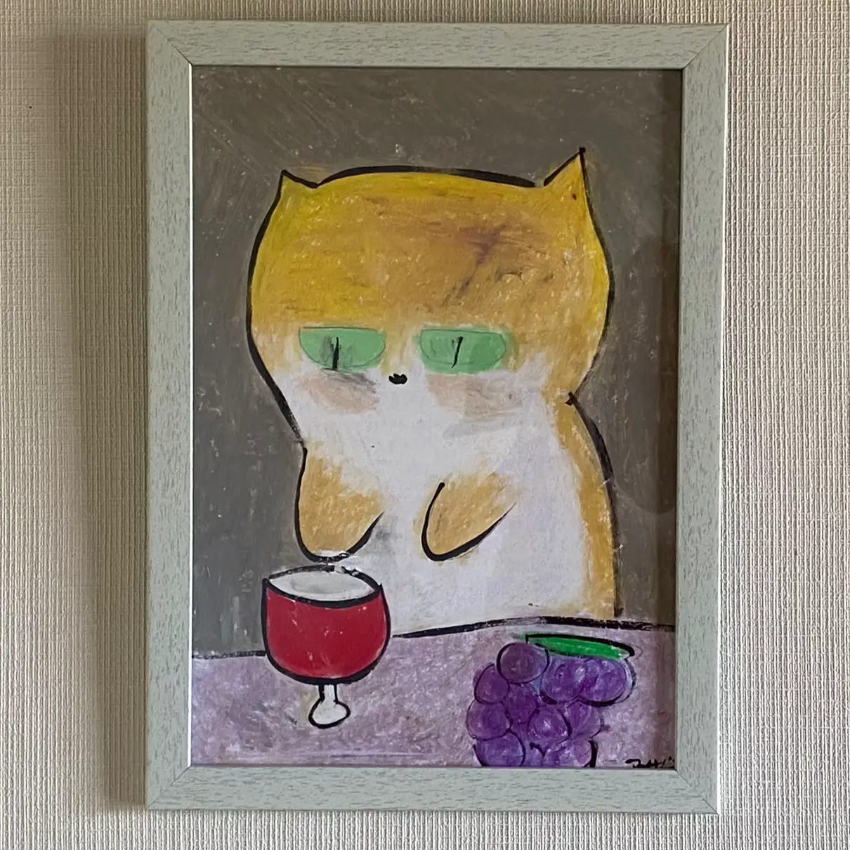 絵画 。原画☆【猫たちは落ちた星を花束に集め、楽しく一緒に遊んでいる】 絵画 。原画☆【猫たちは落ちた星を花束に集め、楽しく一緒に遊んでいる】