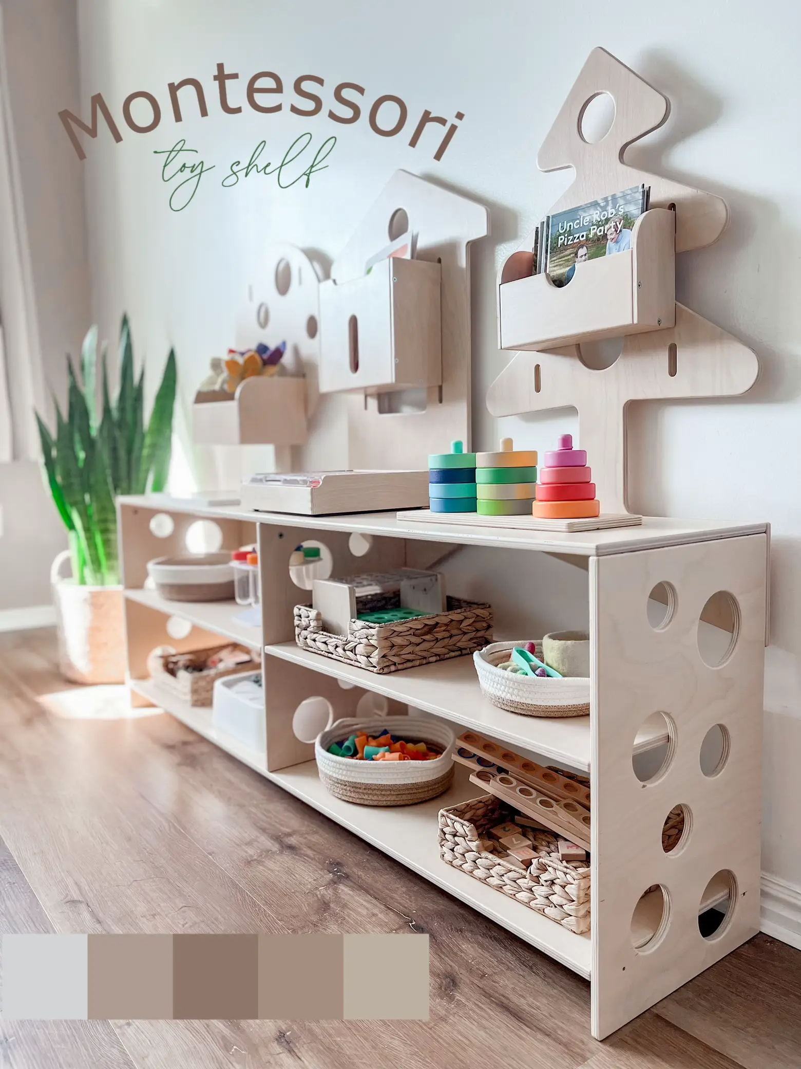 Montessori storage and toy rotation 