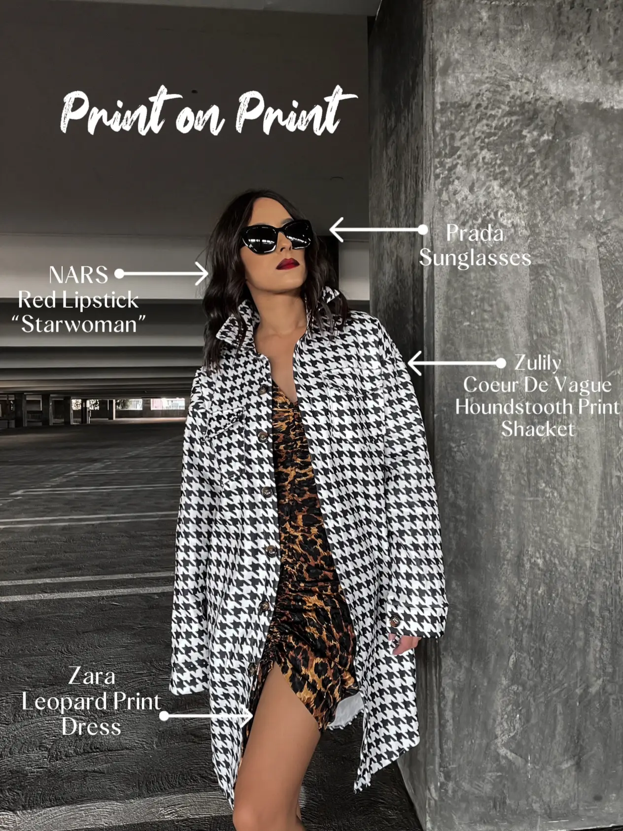 33 New Ways How To Wear Houndstooth Print For Women 2020