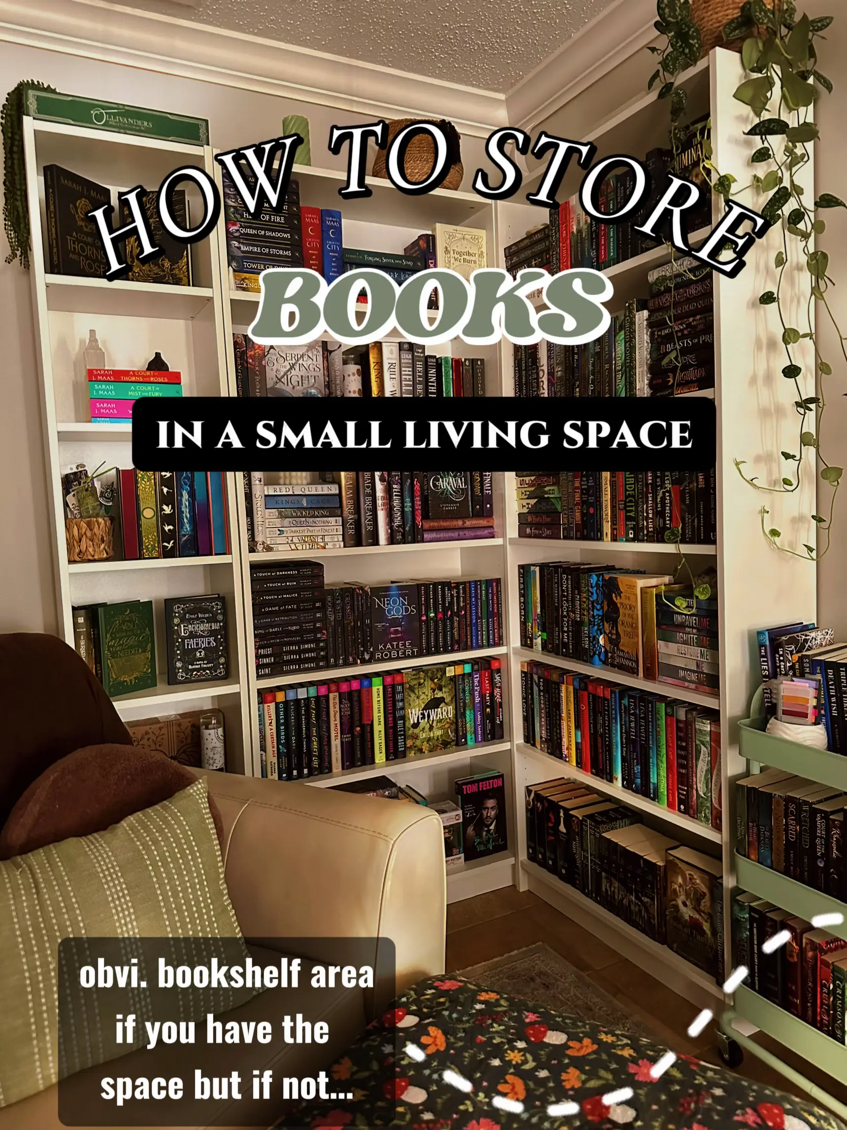 Bilot 360° Rotating Bookshelf Bookcase 6 Tiers Bookshelf White