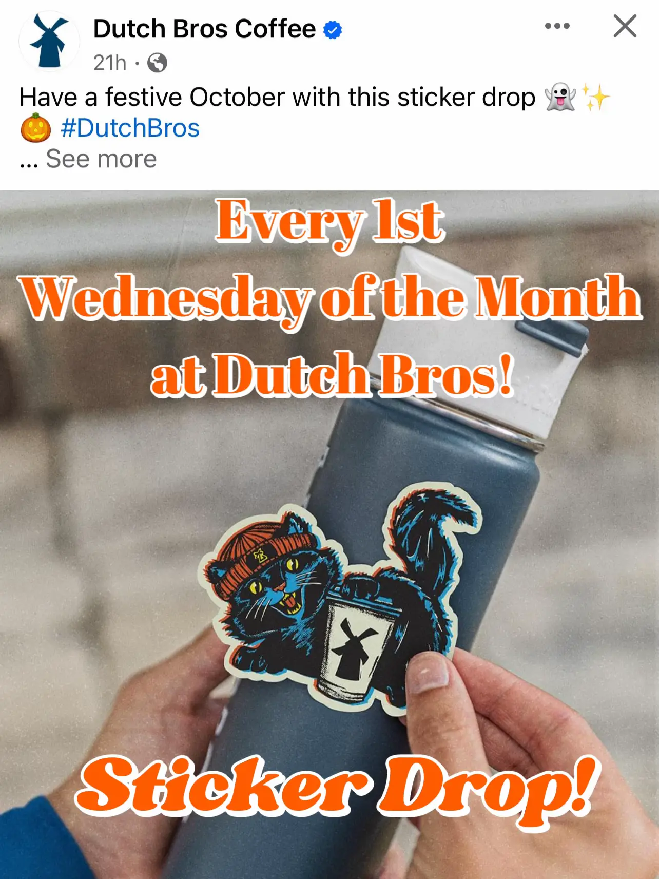 Dutch Bros Hydro buy w/ Stickers