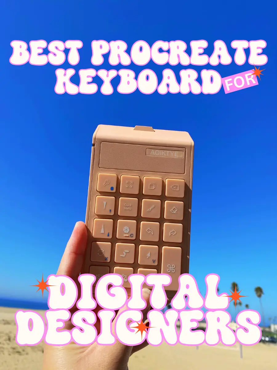 Best Procreate keyboard for digital designers แกลเลอรีที่โพสต์โดย Lauren 🪩 Canva Lemon8