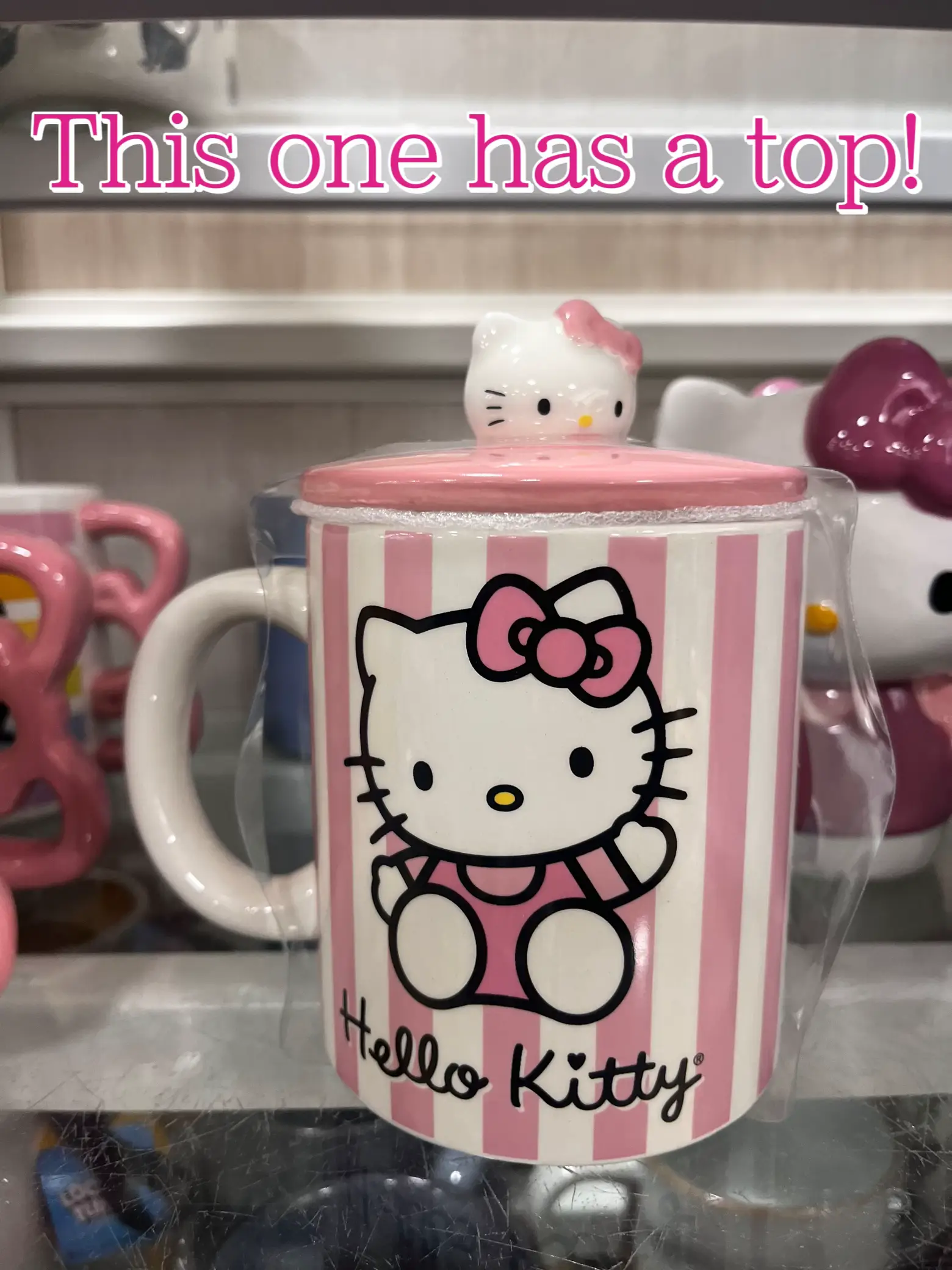 The only Hello Kitty in the store is this mug (which I already have!) 😅  Their price is lower though. Saw some other non HK cute stuff too 😍
