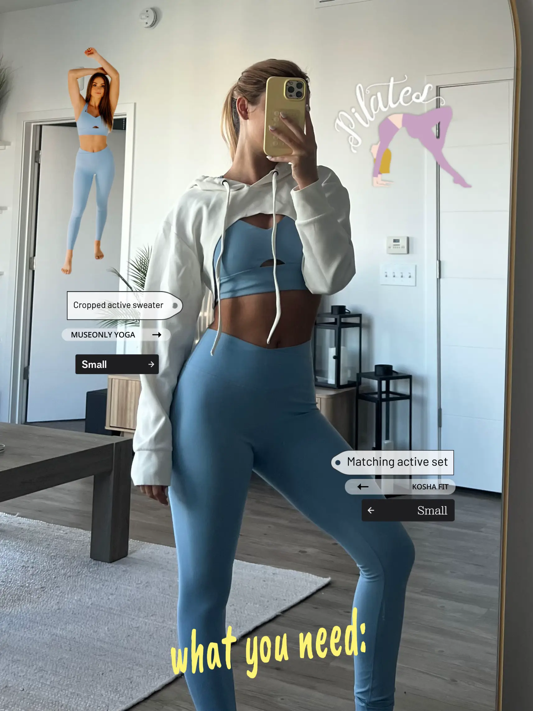 Pilates Princess outfit from this week🤍, Gallery posted by Corryntimm
