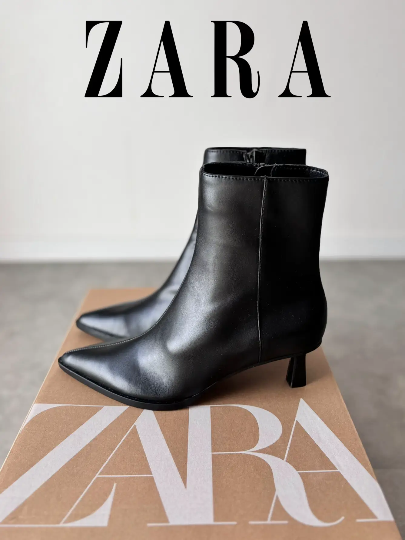 I'm glad I bought it! ZARA's ready short boots | Gallery posted by