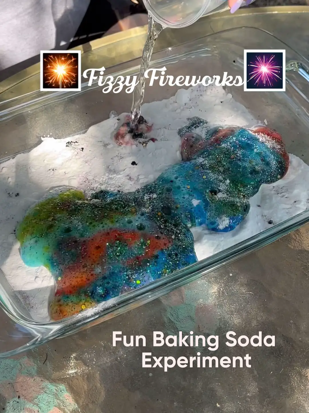 🎇Fun Baking Soda Experiment 🎆 | Video published by Megan McClellan | Lemon8