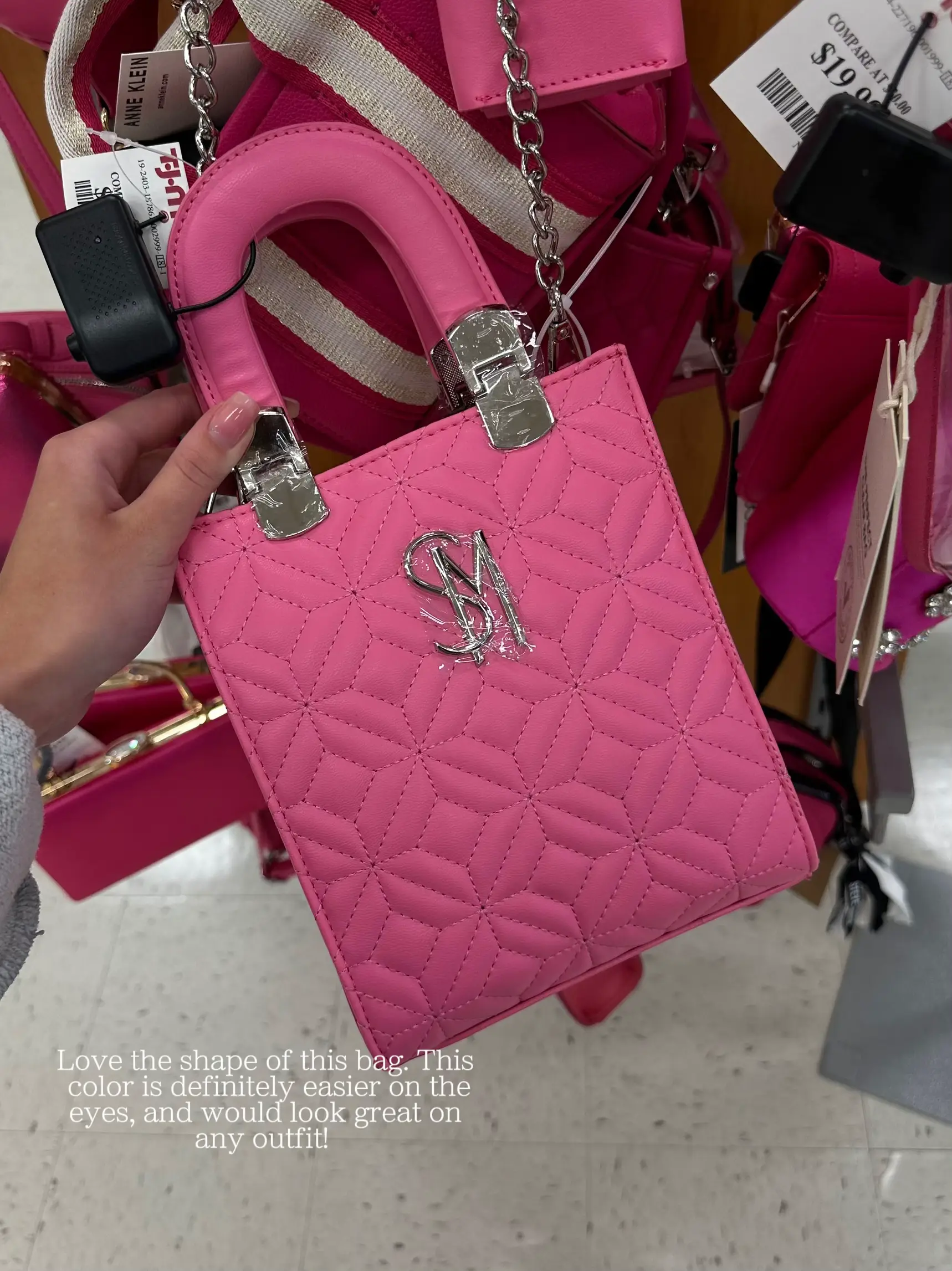 Pink Cross Body Phone Bag & Hat Set - TK Maxx UK