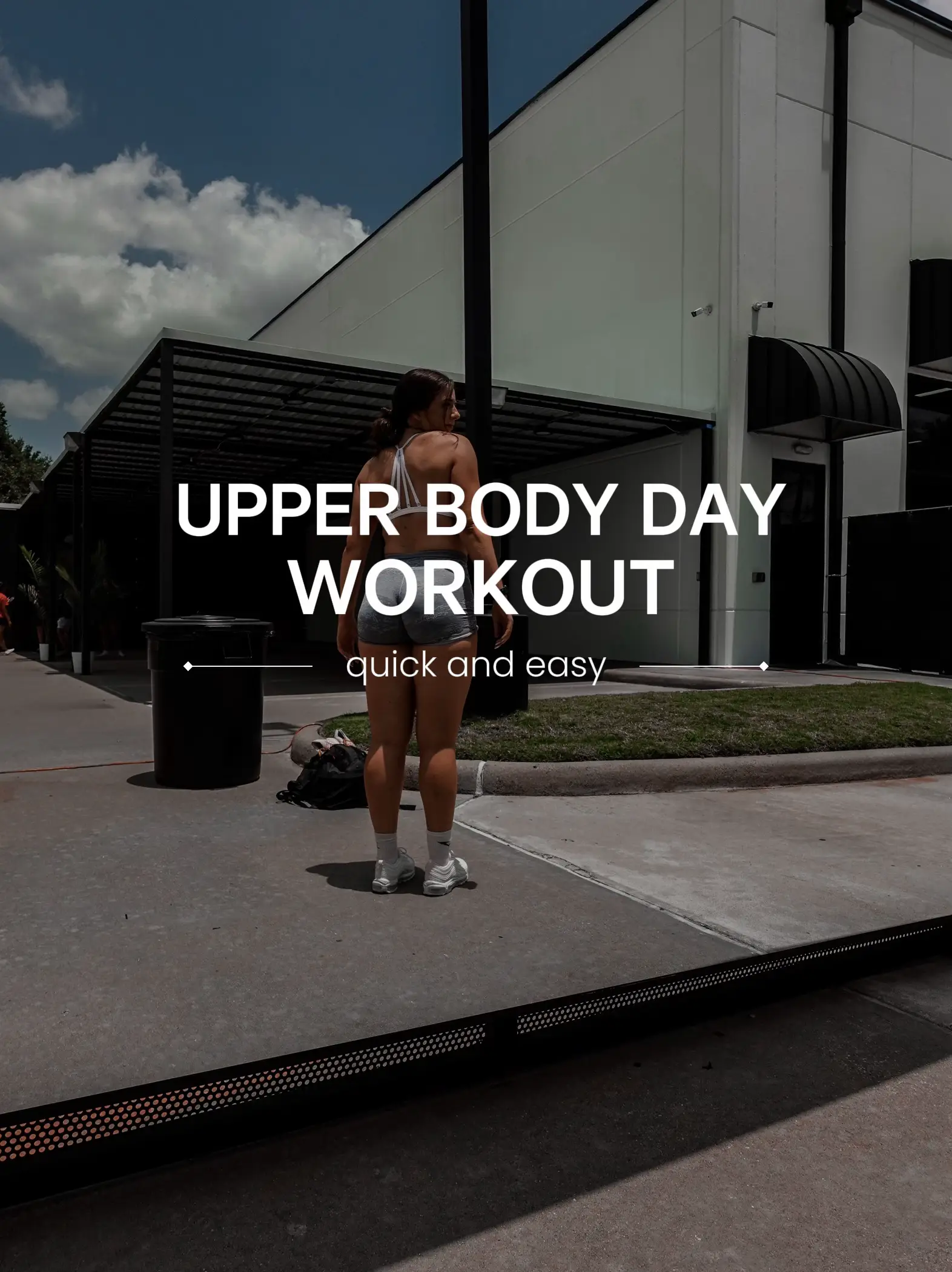 Quick upper body workout at online home