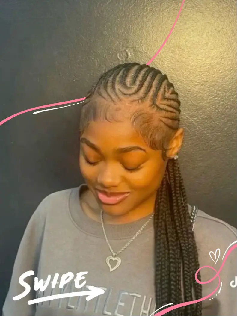 Low braided ponytail ! 🤩 $45 special hair included ! 😌🎉 #knotlessbraids  #knotle…
