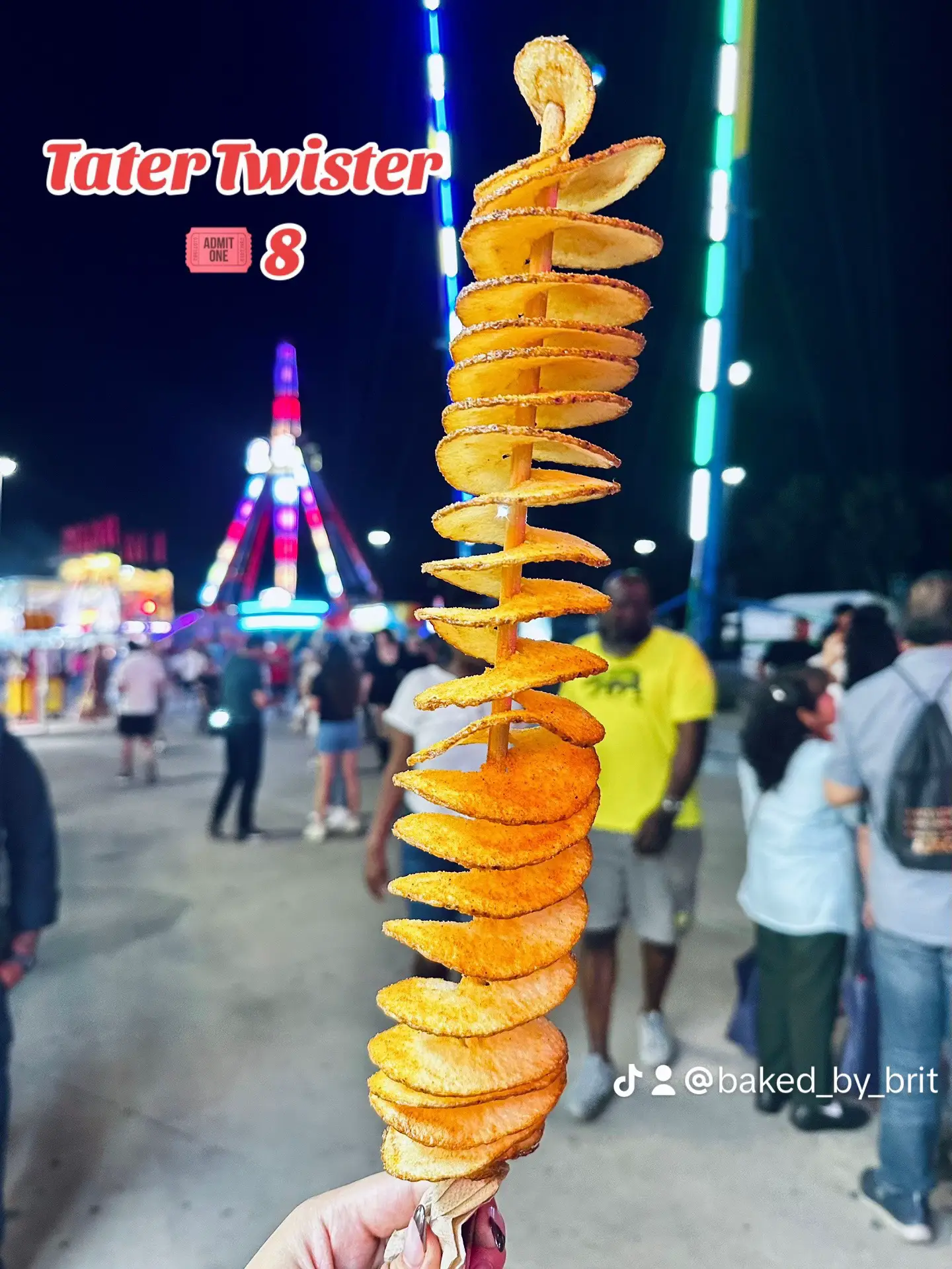 Making Texas Tater Twisters, Carny Food!