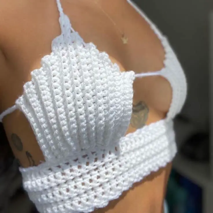 Easy Crochet Bra Cup (Size XS-1X) How To Crochet a Bra Cup tutorial