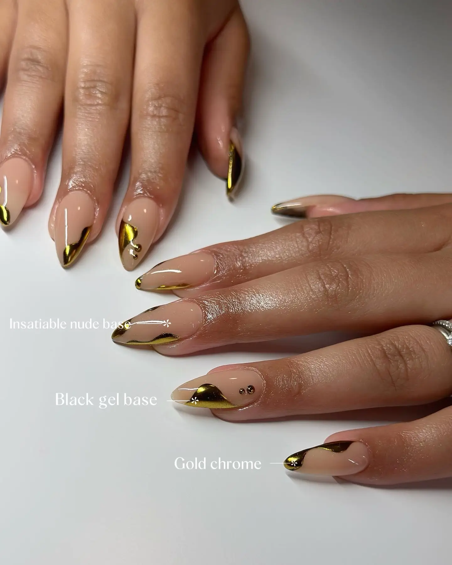 40 top Gold Chrome Nails ideas in 2024