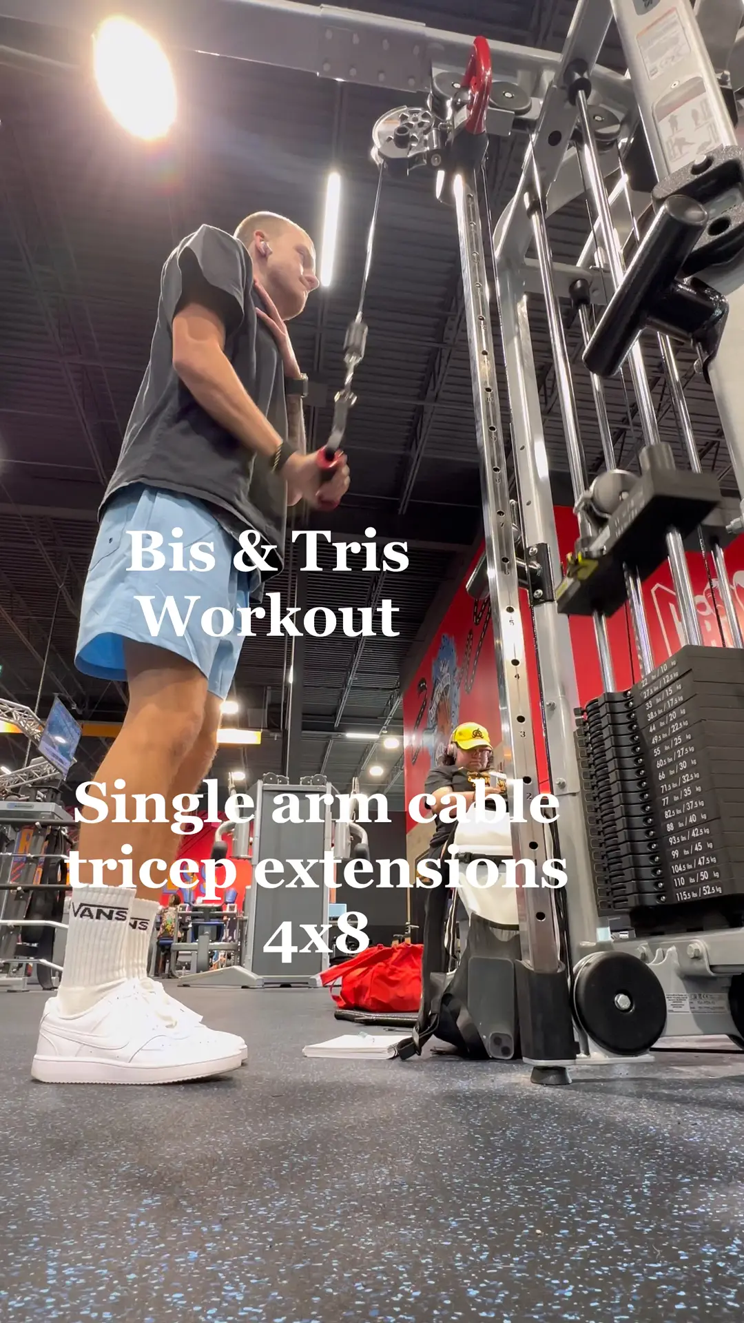BICEP & TRICEP WORKOUT!!!, Video published by Liam Spencer