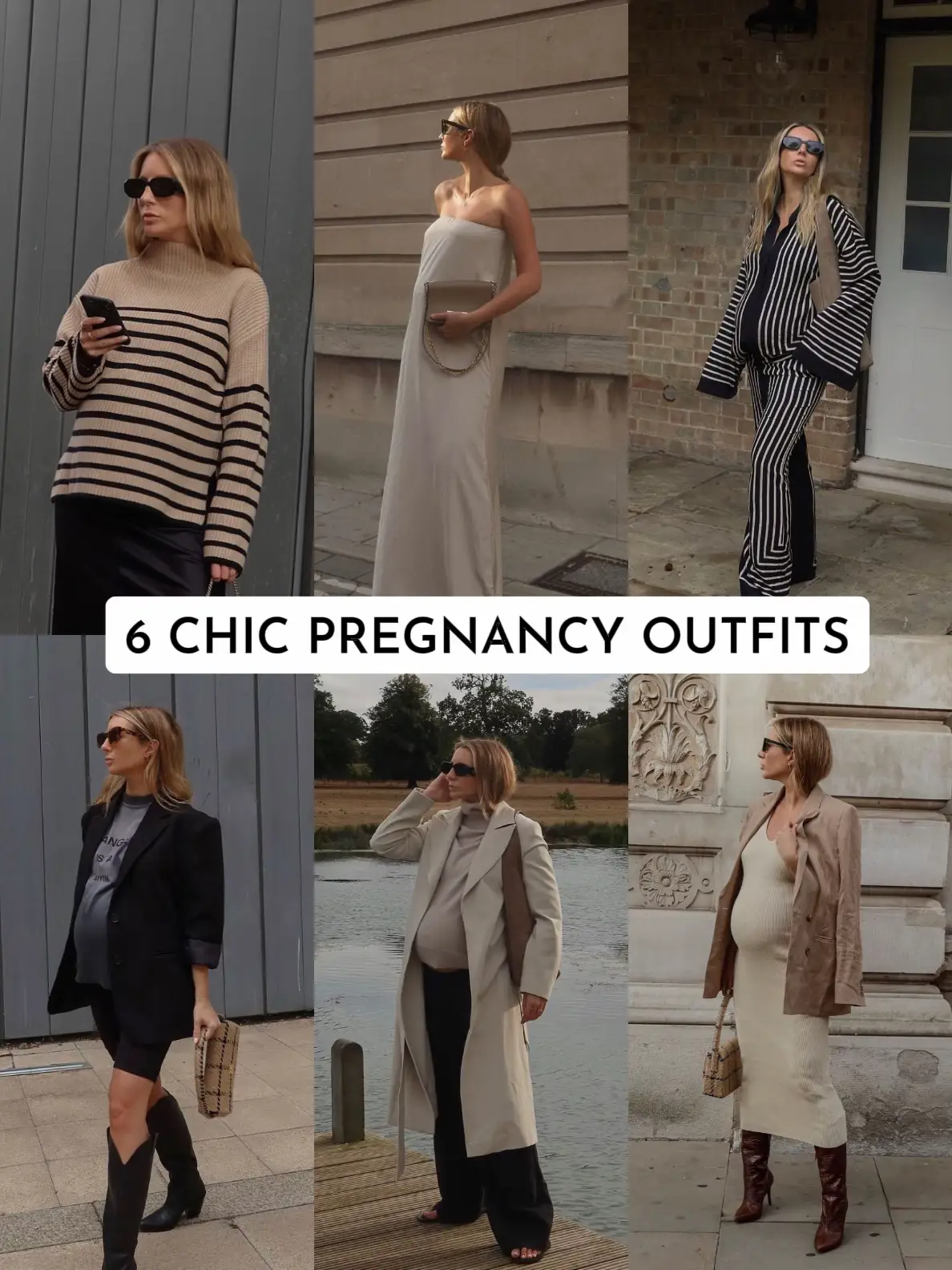 High low maxi skirt pulled above the baby bump #maternity #fashion