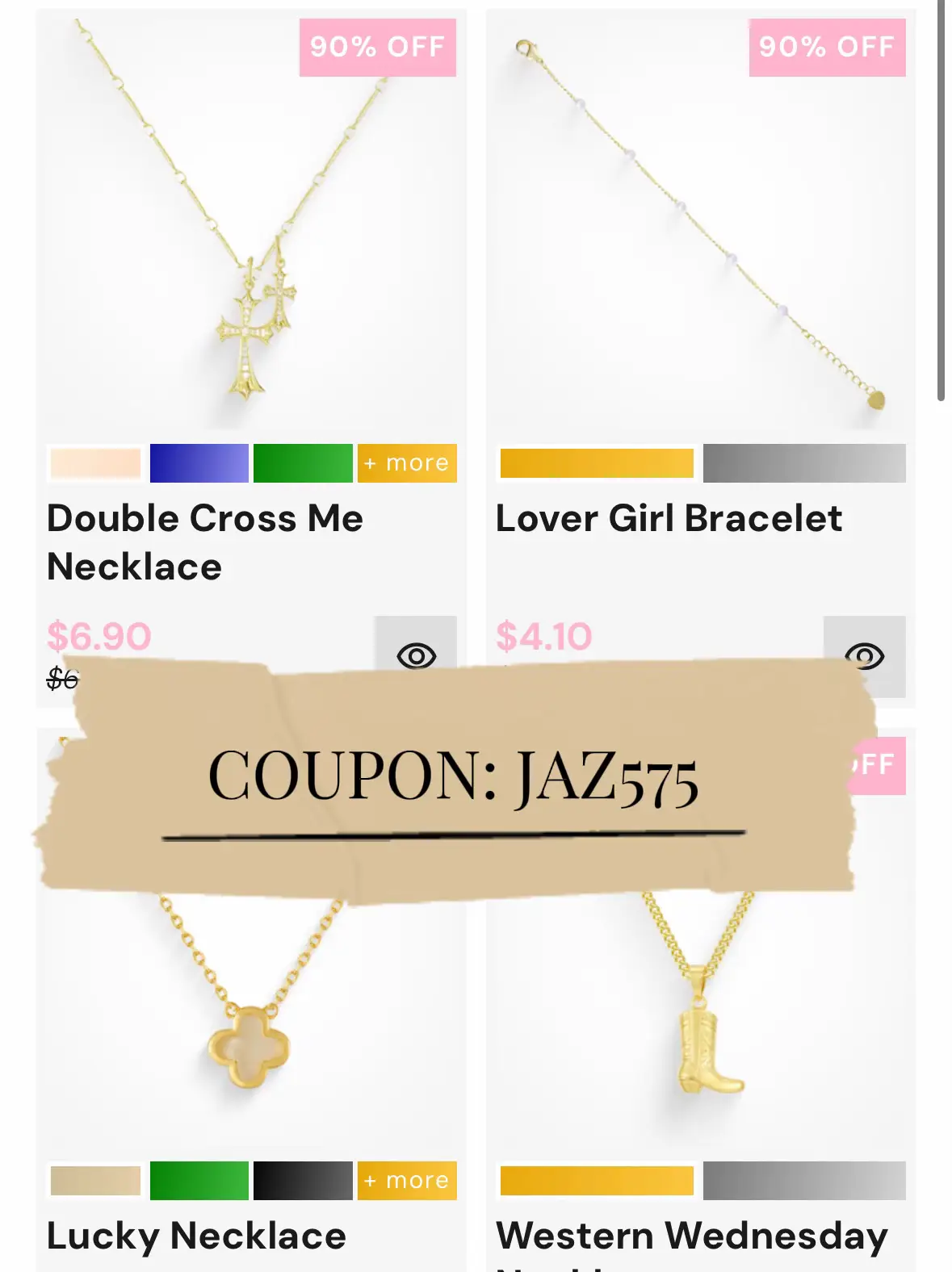 Evry jewels deals discount