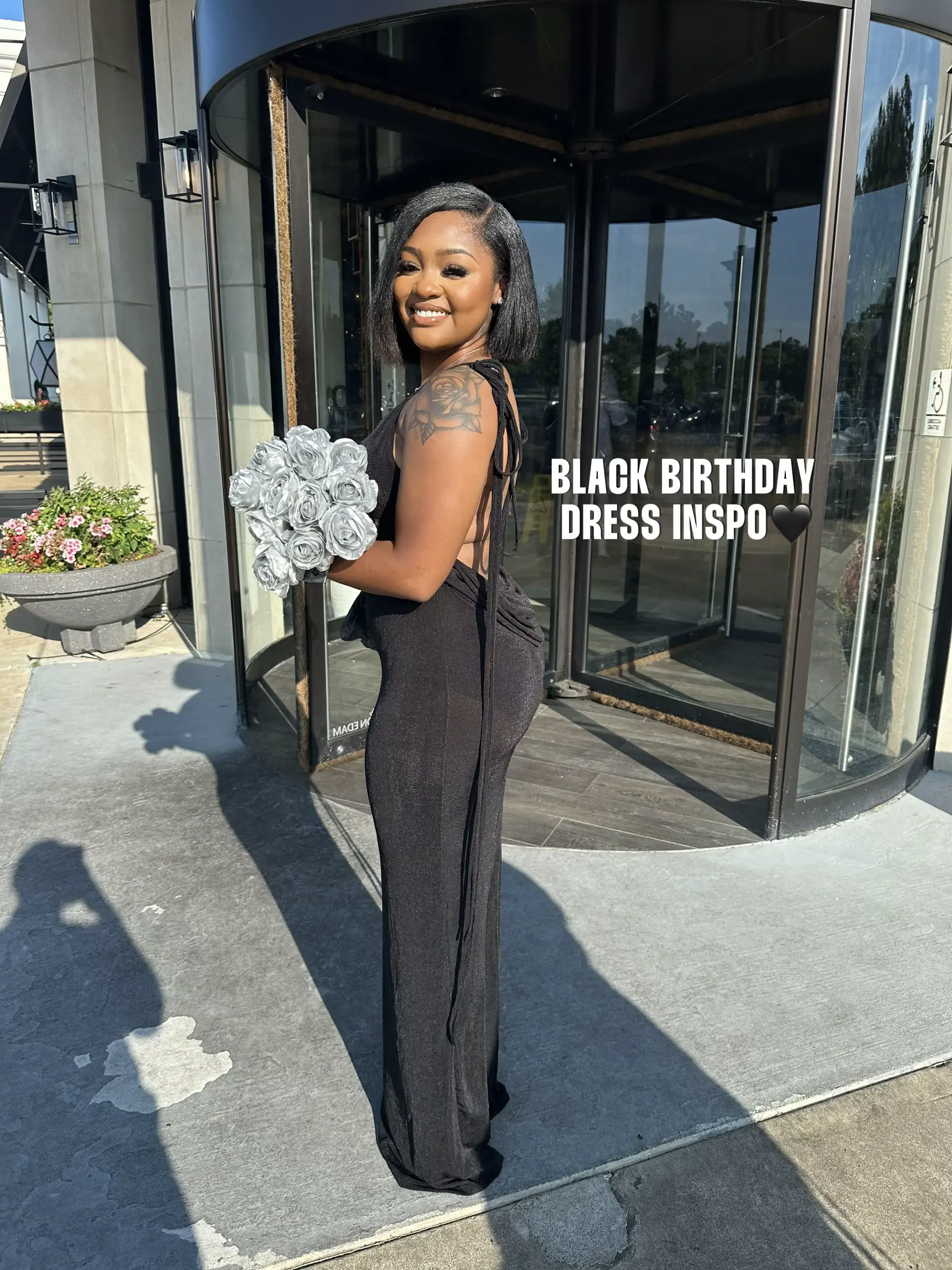 Black birthday clearance outfit