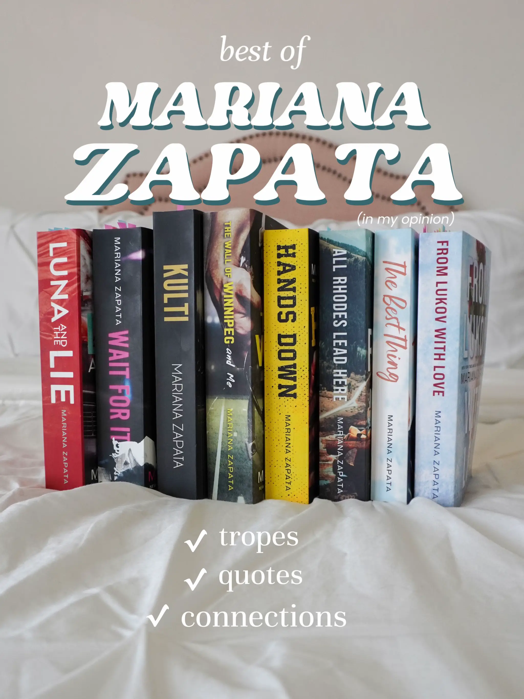 Mariana Zapata Paperbacks shops