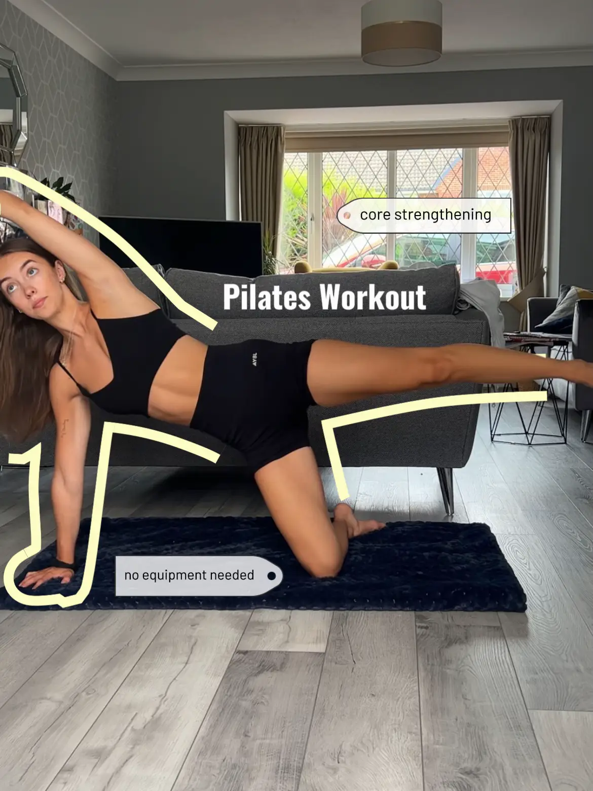 7-Minute Pilates Ab Workout For A Tight Core ⋆ Laura London Fitness