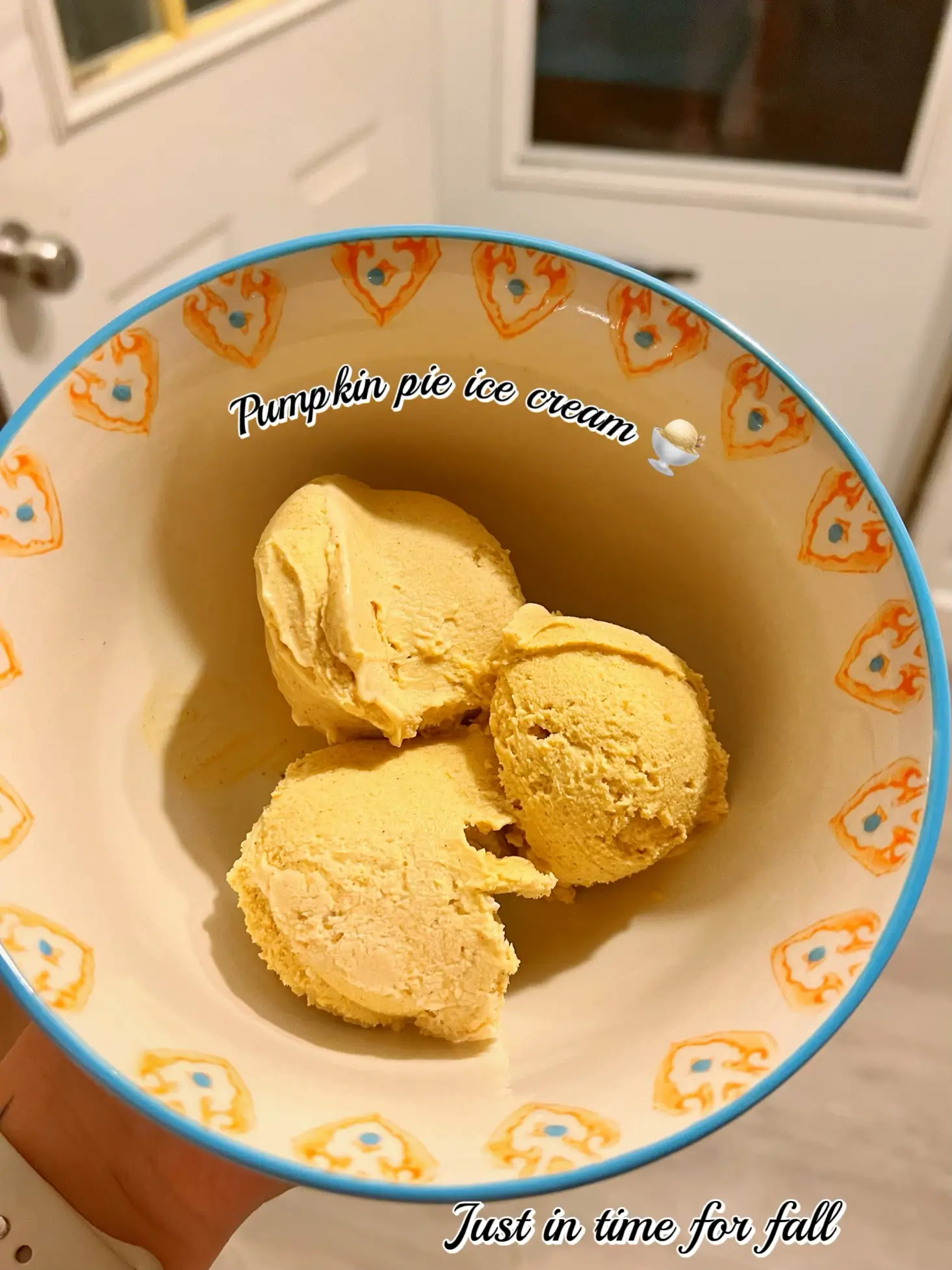 Non-Dairy Pumpkin Spice Ice Cream (Ninja CREAMi Recipe) - The Mama