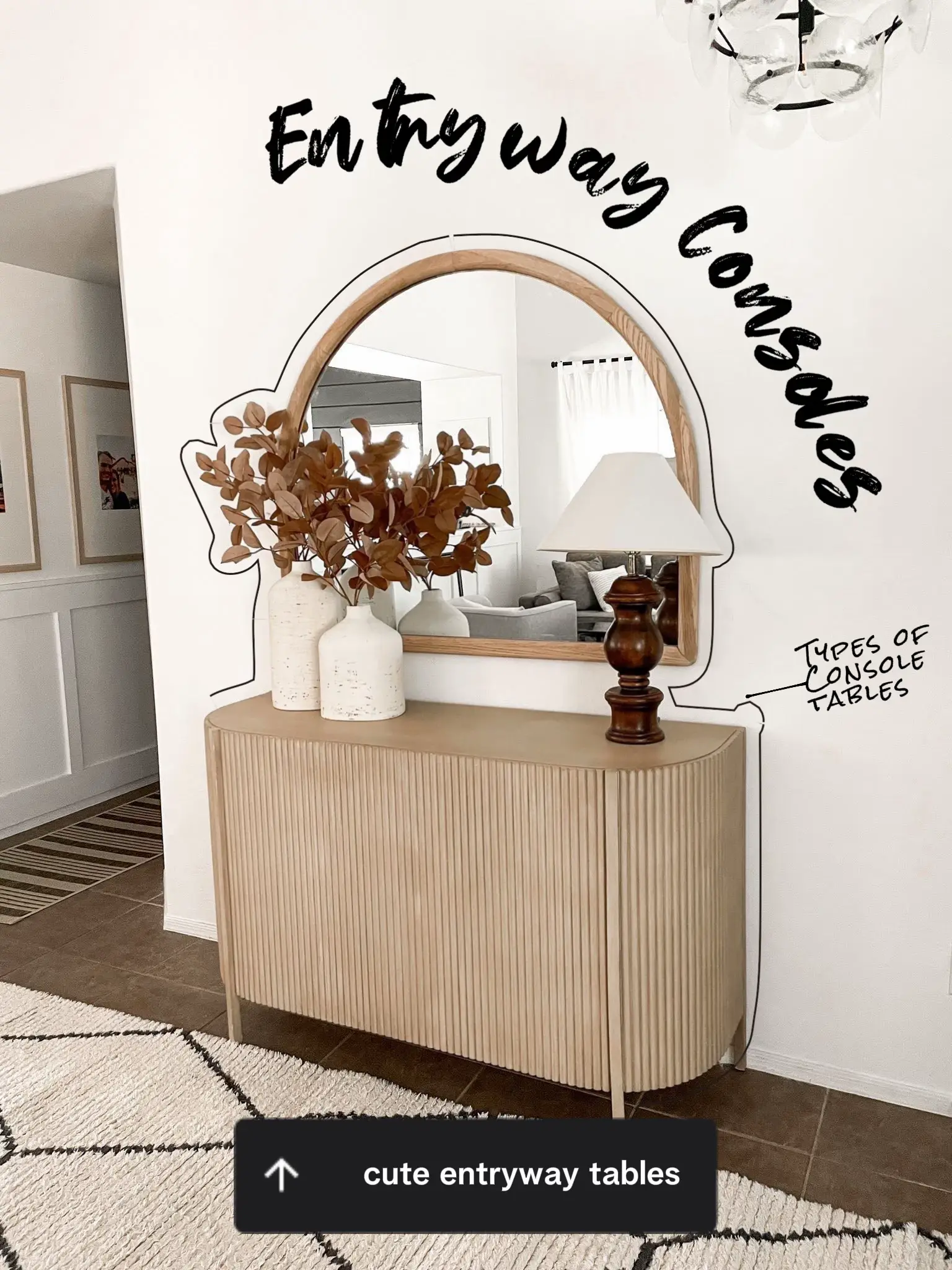 Cute deals entryway table