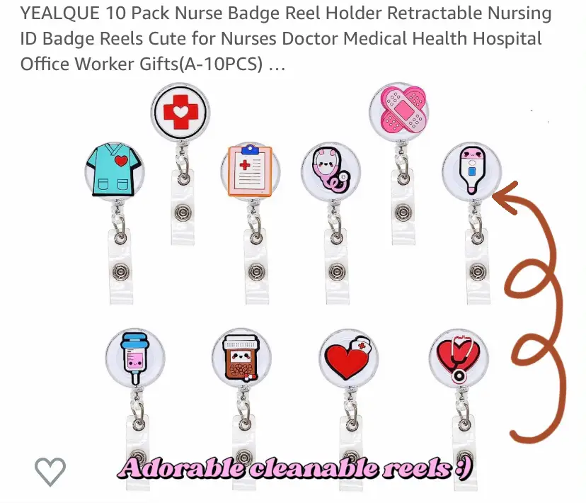 3 Pack Bulk Badge Reels OB L&D Postpartum Mother Baby Labor Nurse