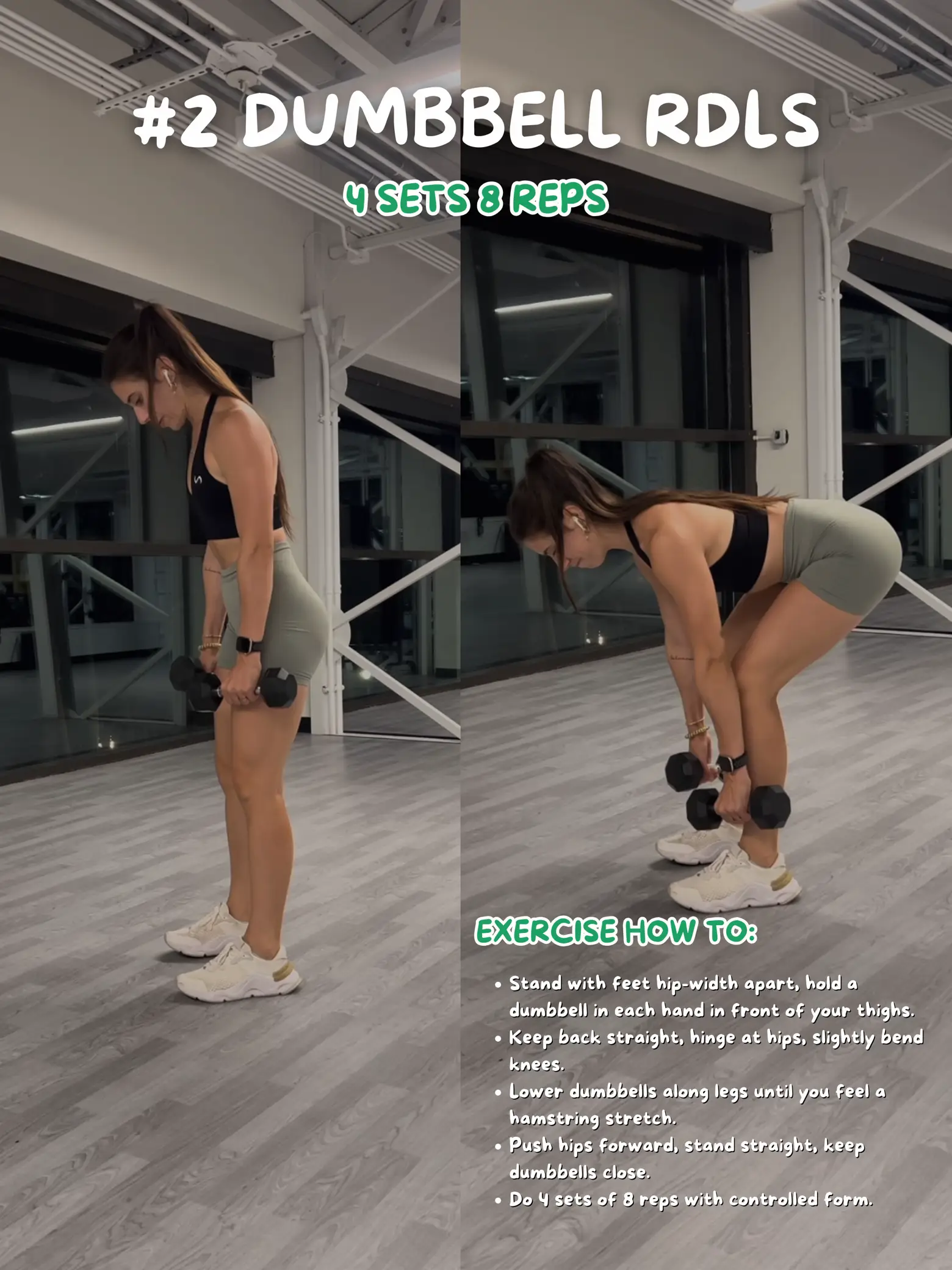 Glute Workout (Dumbbell Only), Gallery posted by Gianna Cestone