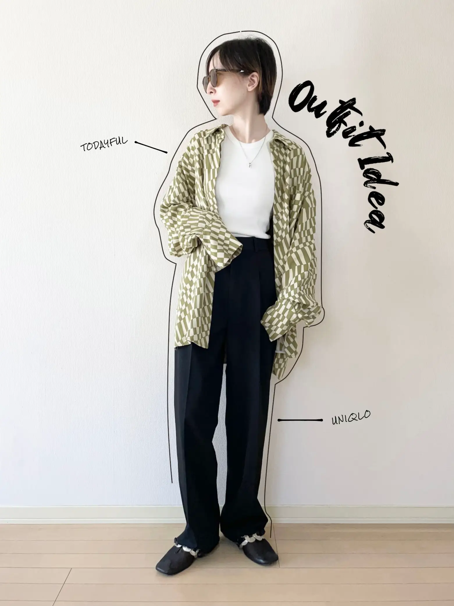 TODAY FUL GEOMETRIC SHIRT COORDINATE🍁 | Gallery posted by ANY