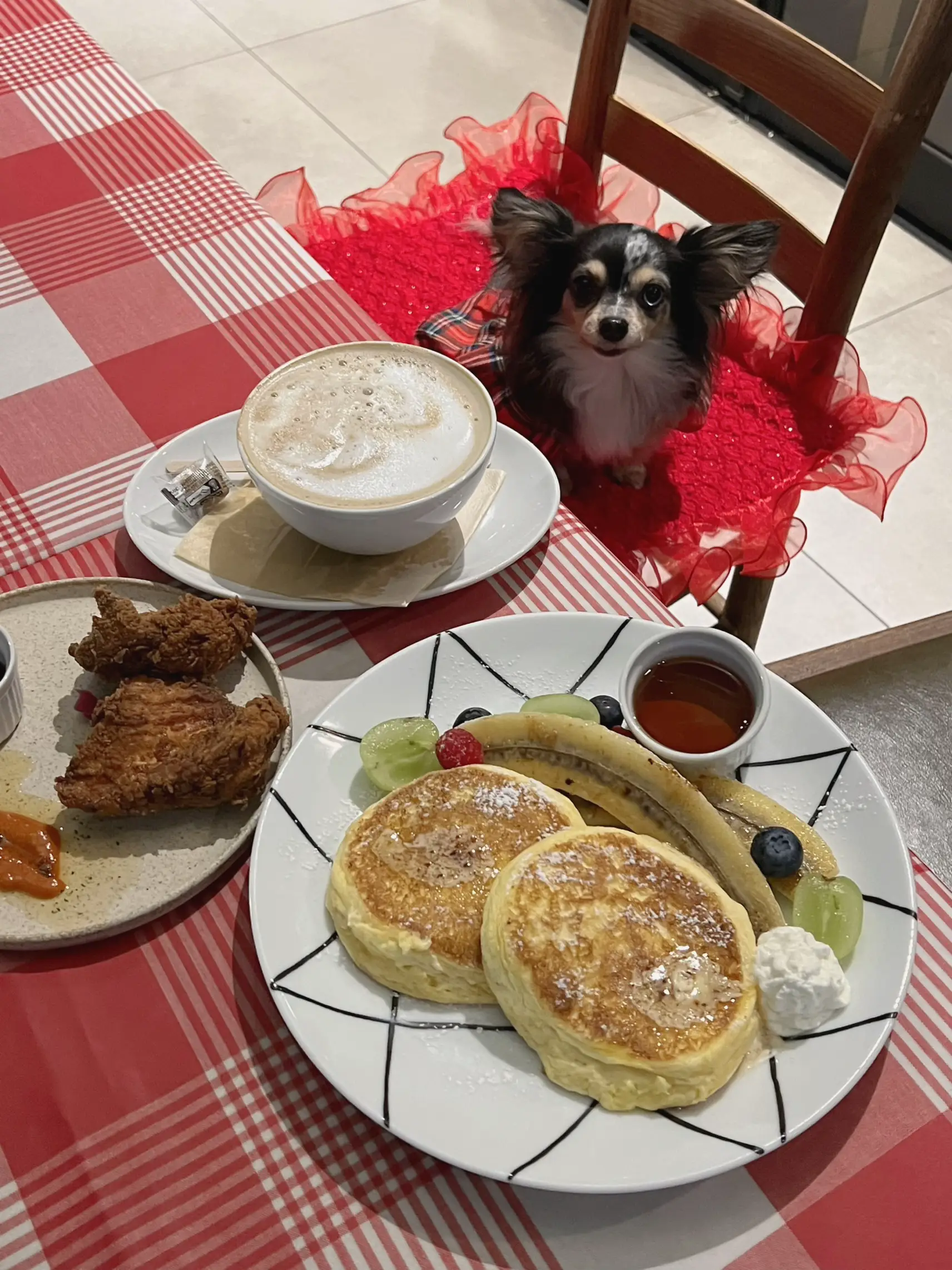 柴犬パンケーキ♡プレート