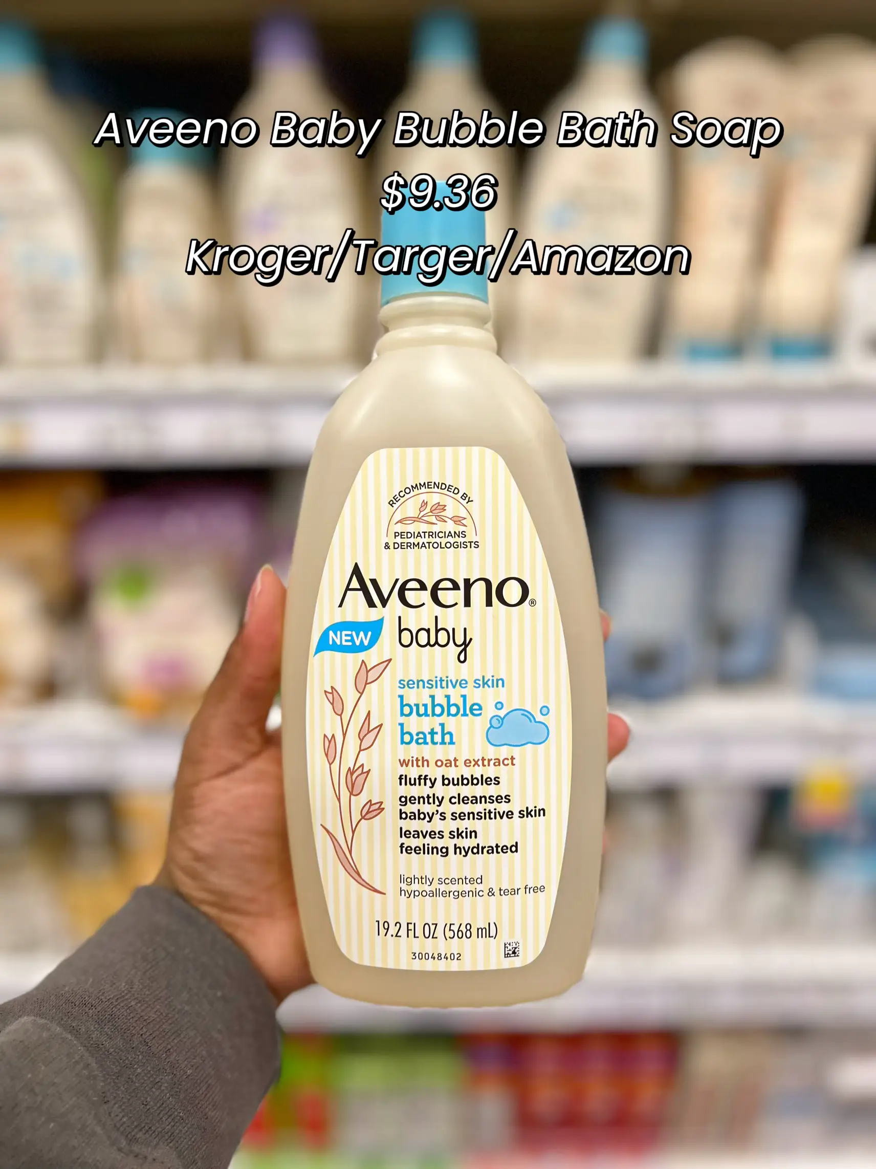 Aveeno Baby Bubble Bath - 19.2 Fl Oz : Target