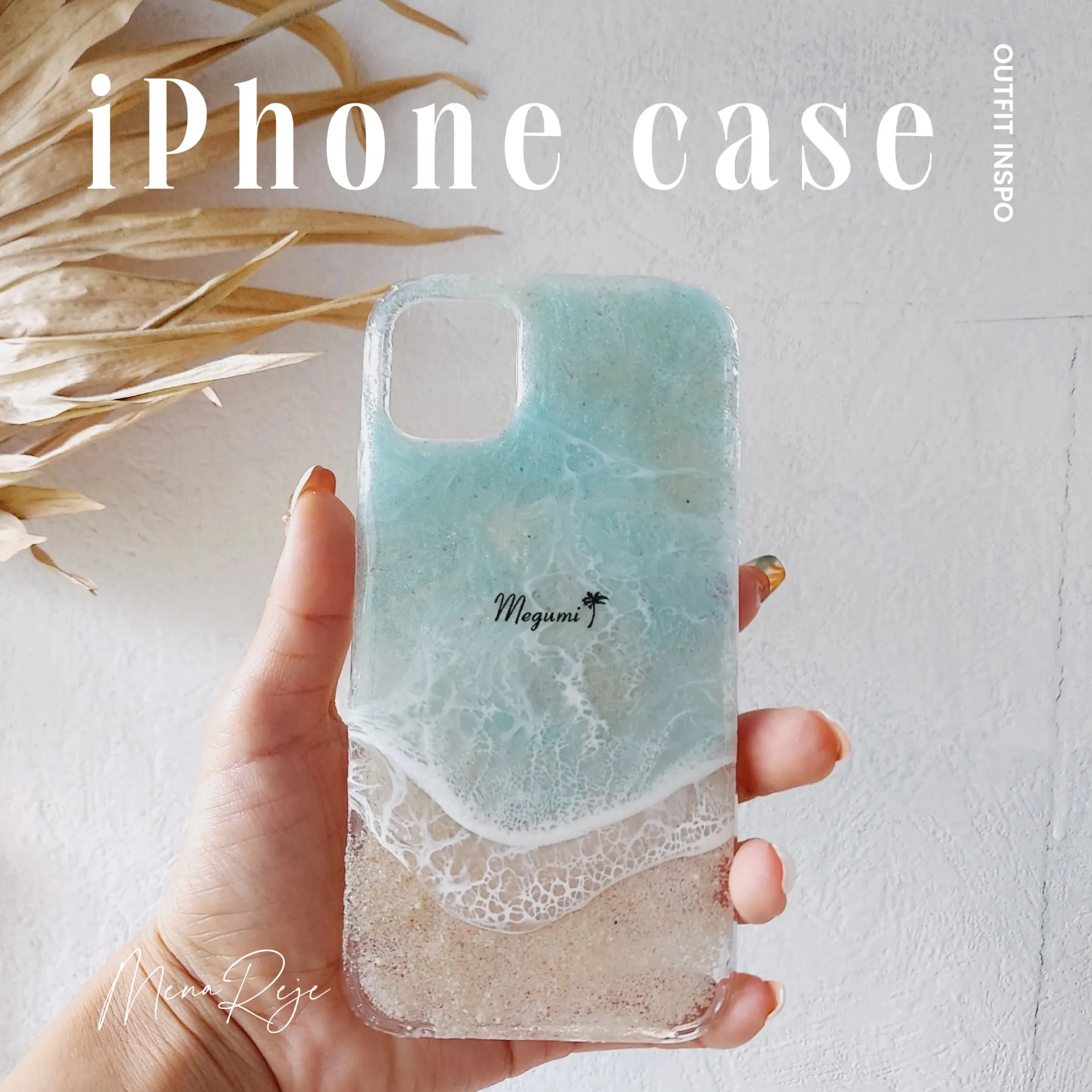 海の日セール【完成作品】 海 海辺のiPhone 6/6S ケース ハンドメイド