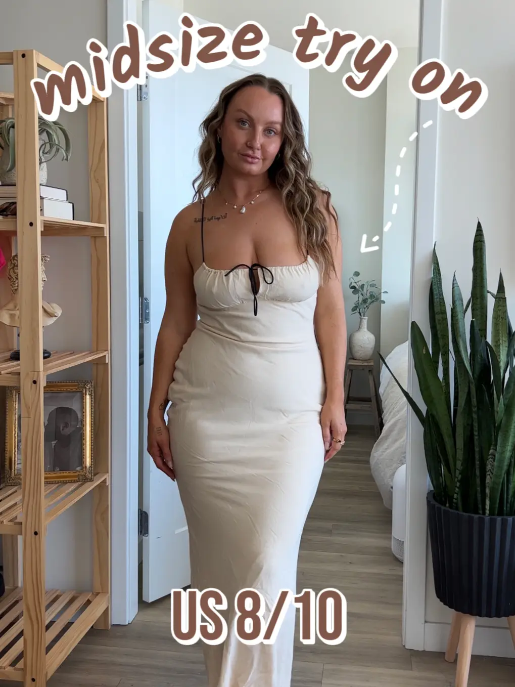 I'm midsize and found the most flattering dresses for my body type