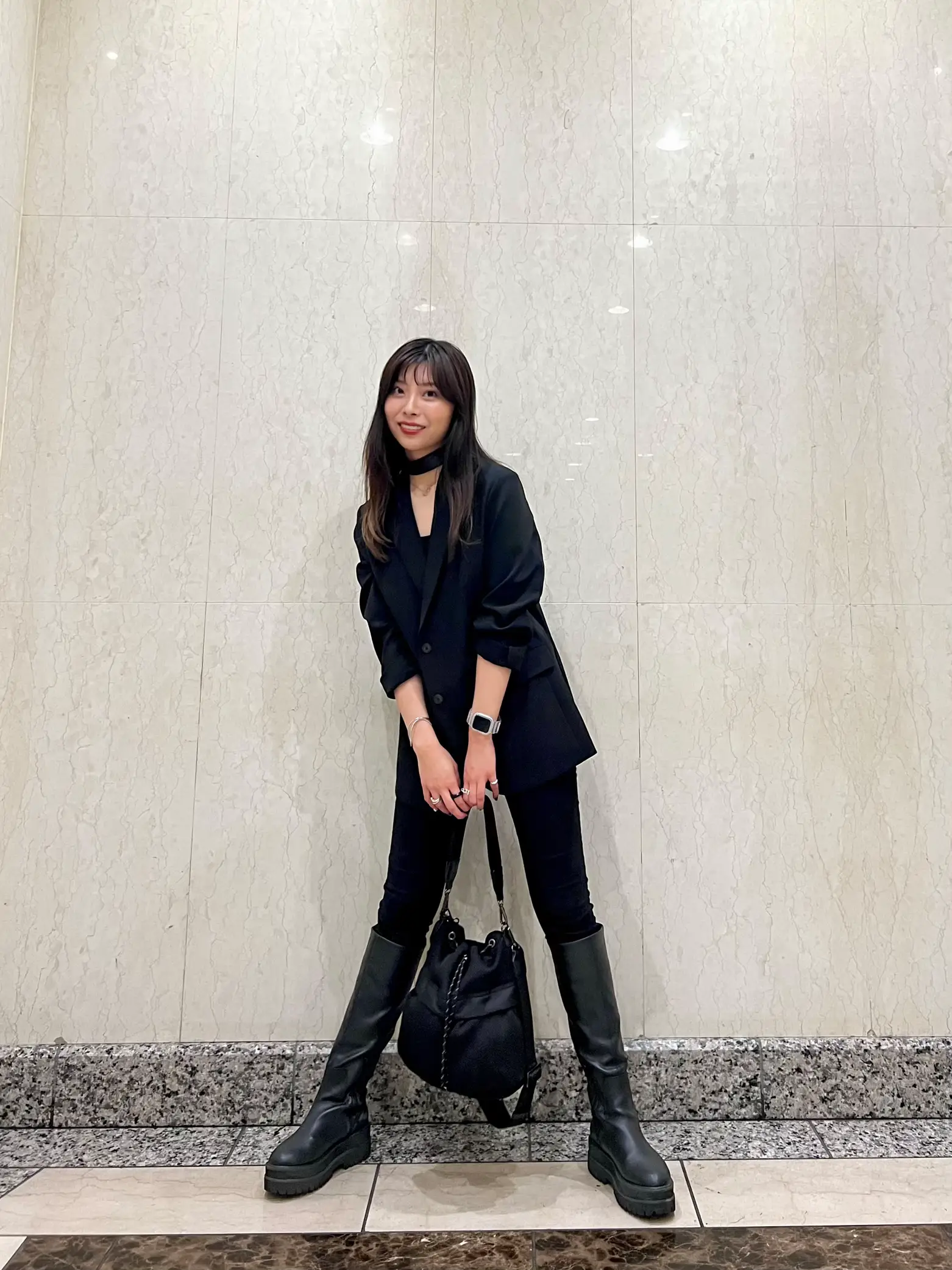 UNIQLO】黒好きｵﾝﾅによる、イヴ・サンローラン展コーデ 